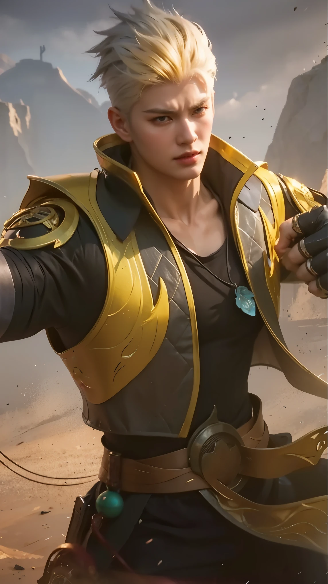 a close up of a men , ginger hair , shadowbringers cinematic, 4 k detail fantasy, a beautiful fantasy empress, game cg, xianxia fantasy, xianxia hero, 2. 5 d cgi anime fantasy artwork, cinematic goddess close shot, ruan jia and artgerm, wow 4 k detail fantasy, hyperdetailed fantasy character