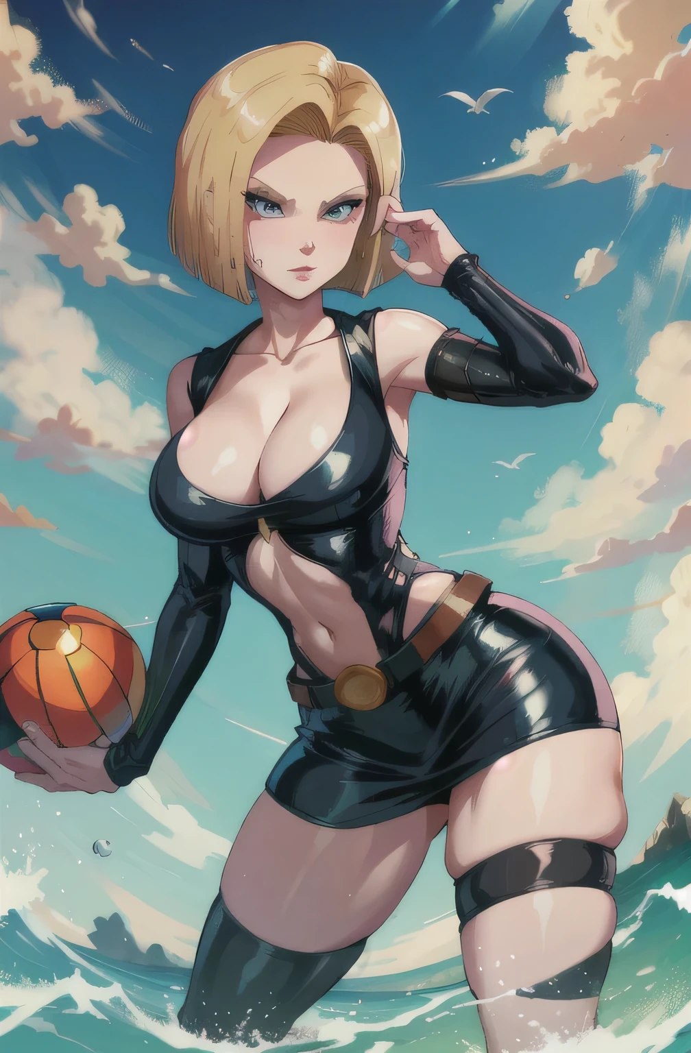 Android 18 from dragón ball sexy