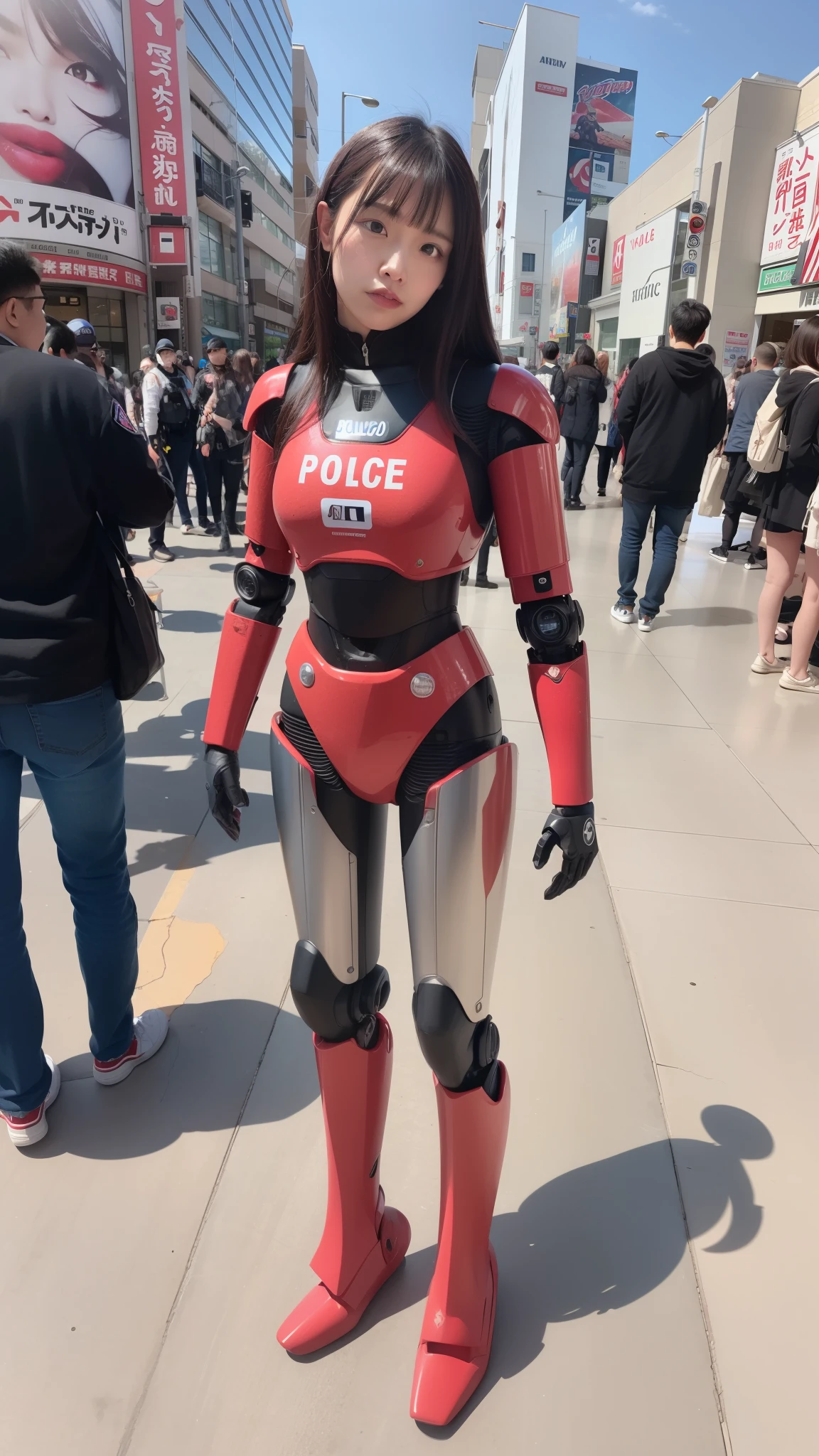 armored robot, Police, robot