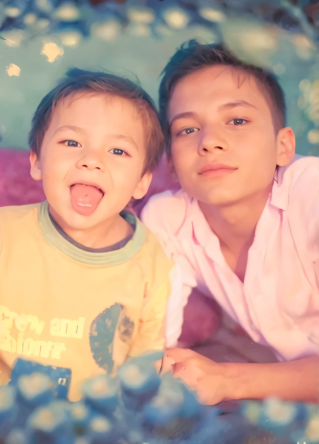 2 boys, Hyper realistic, HD, super detailed, 8k.
