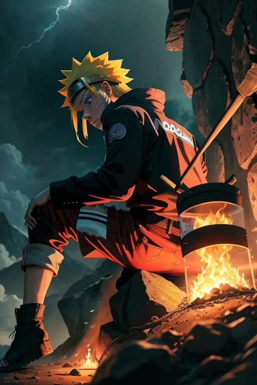 Naruto, 1 chico, lightning, Corajudo, boca abierta, ojos rojos fuego, ojos ardientes tocando musica metal en guitarra,guitarra encendida en llamas y llamas en el pelo,ojos azules tono oscuro ropa oscura anime rudo 8k, fondo de pantalla animado 4k, fondo de pantalla animado 4k, Fondos de pantalla manga 4k, Fondo de pantalla animado 4k, epic anime artwork, anime wallaper, mejor fondo de pantalla de anime 4k konachan, Fondo de pantalla de arte anime 4K, Fondo de pantalla de arte anime 4k, fondo de pantalla de arte anime 8 K, fondo de pantalla de anime hd