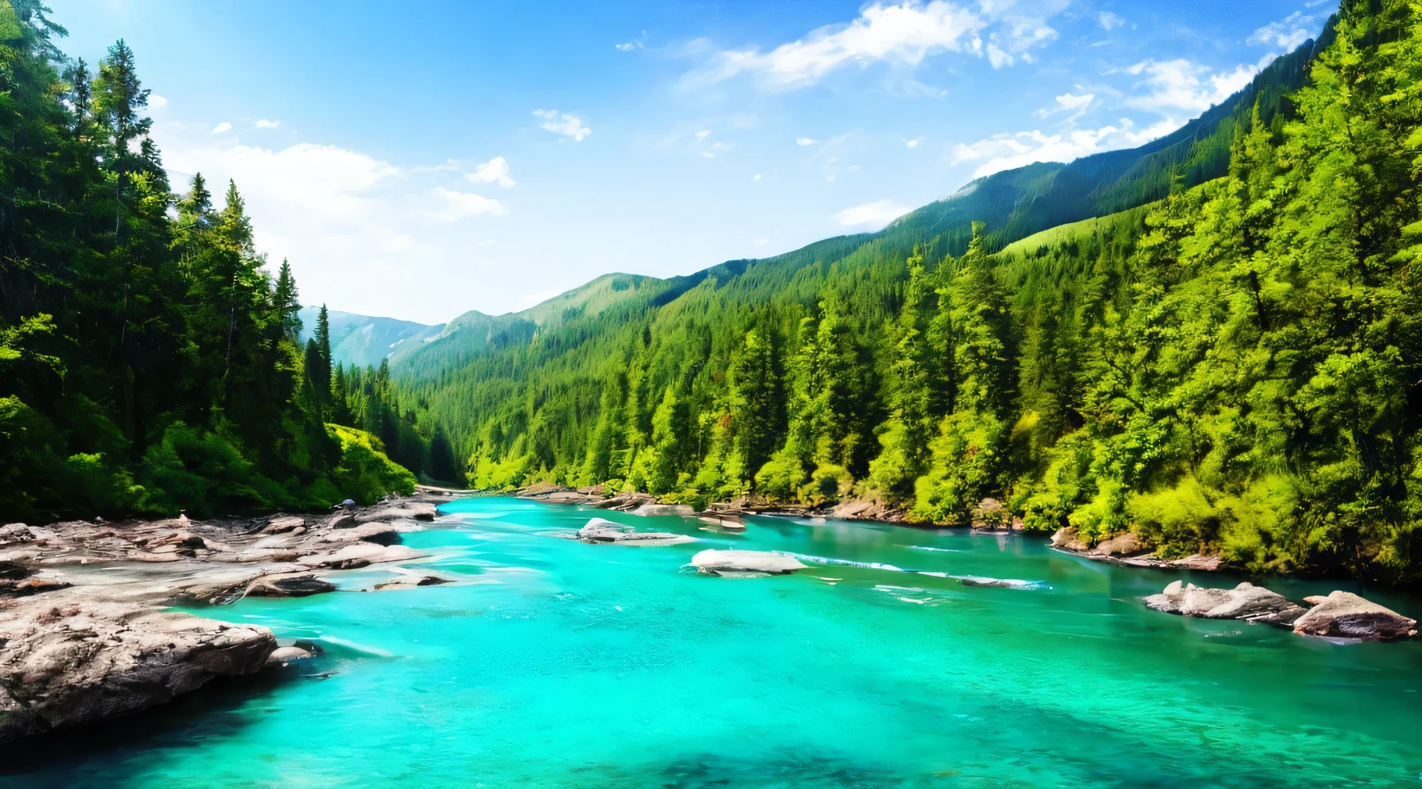 dream nature river