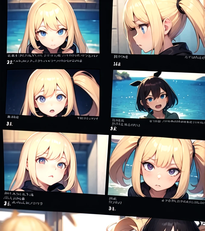blonde with an expression of curiosity