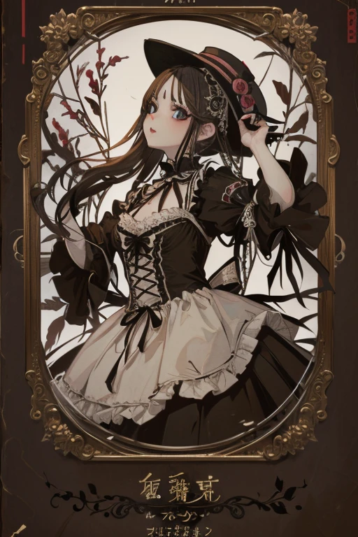 highest quality、masterpiece、High sensitivity、High resolution、Gothic Lolita、