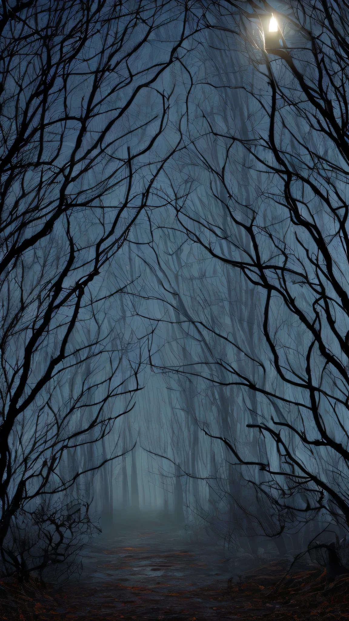 (masterpiece:1.2), (best quality,:1.2), 8k, HDR, ultra detailed, ((photorealistic)), professional light, cinematic lighting, fashion photography, ambient lighting, background, a sinister and evil forest at night, Darkness, epiCPhoto,
