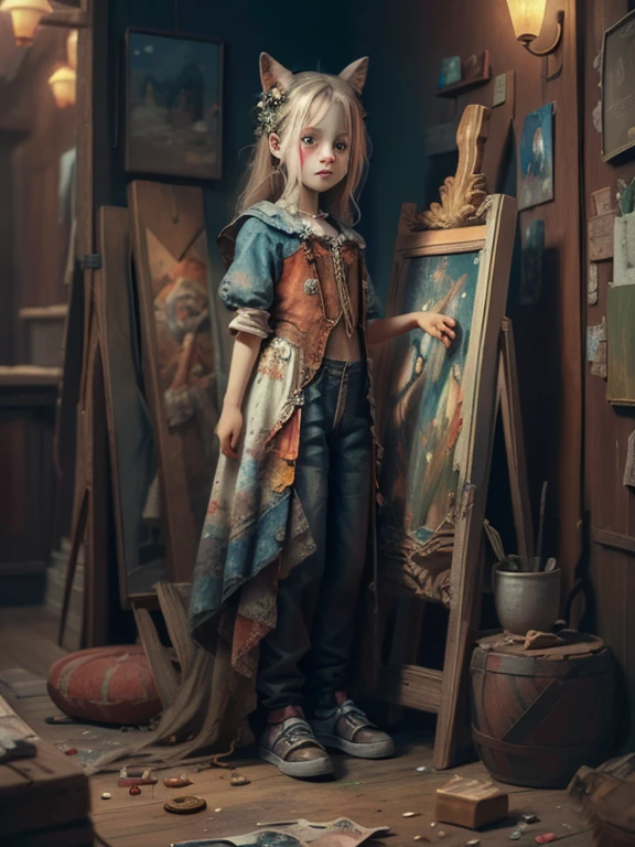unusual [Your fantasy] Full-length art, charm, tenderness, piece of art