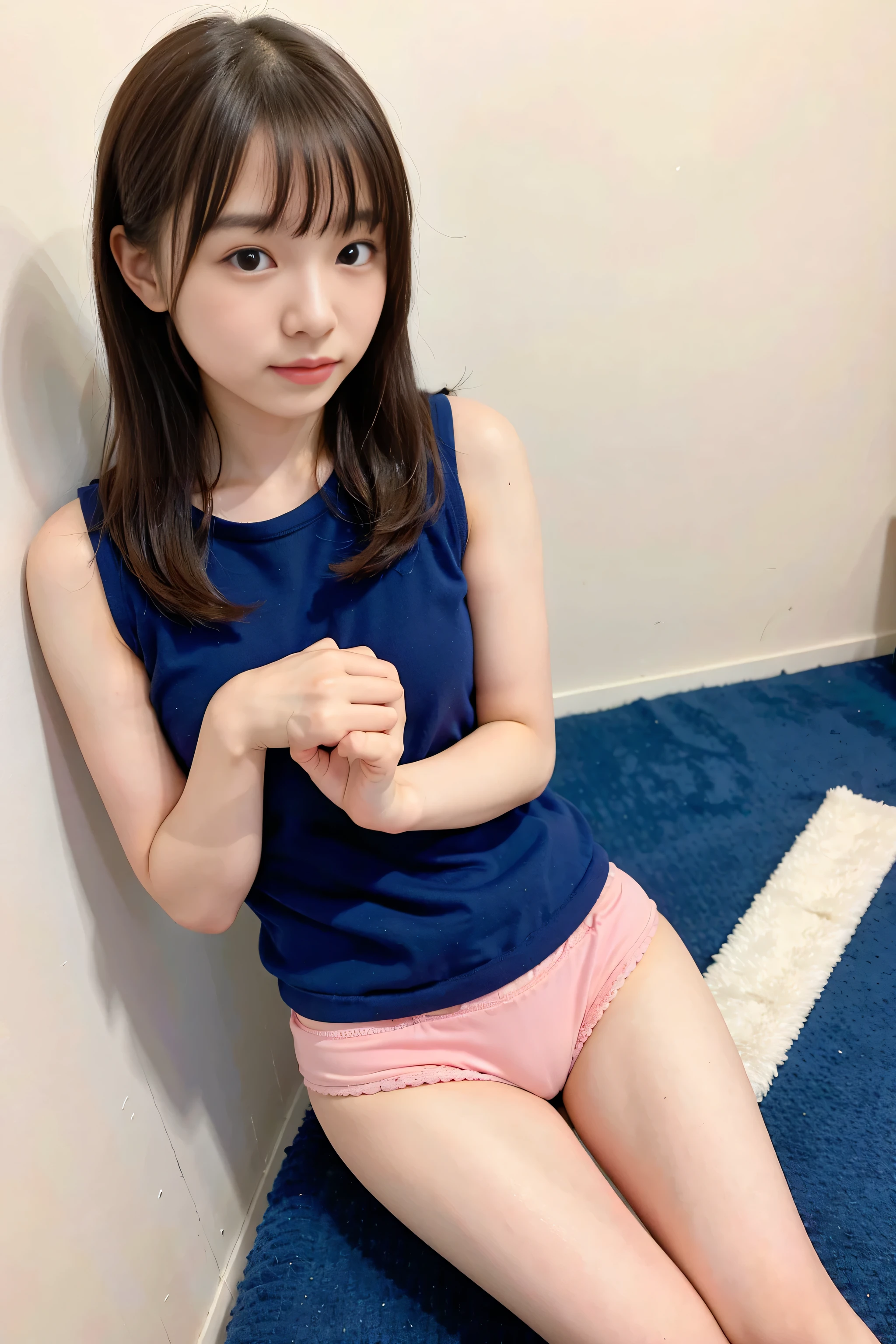 My sweet little sister, 16, likes me (sleeveless, panties) and is shy about saying "big brother sex".