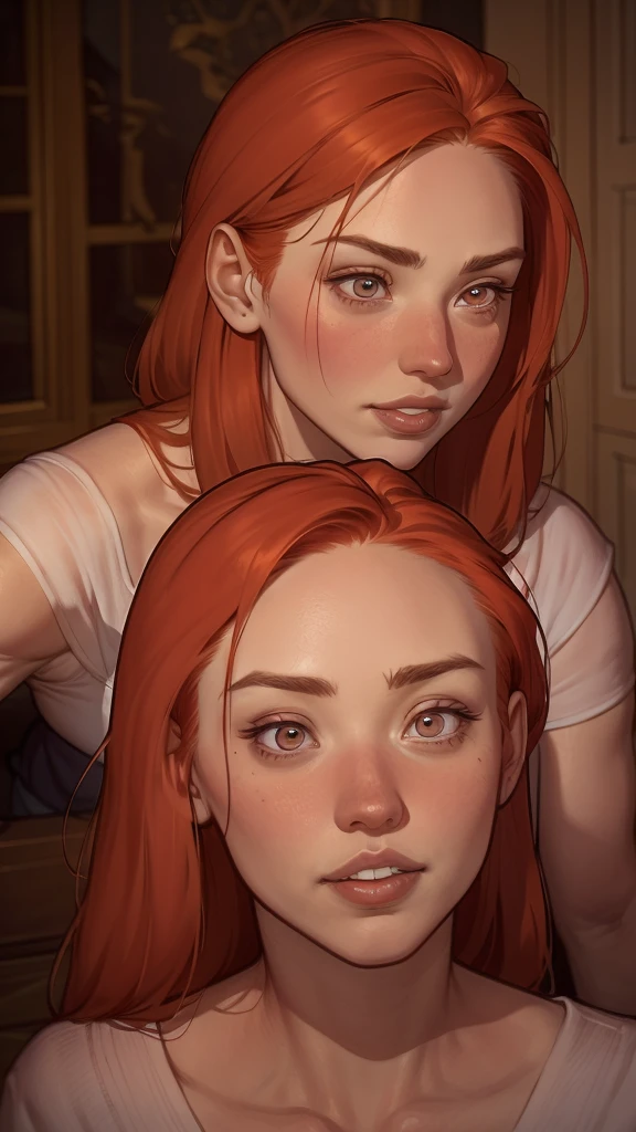 a close up of a woman loira with sardas on her face, sardento pale skin, with sardas, light sardas, light cute sardas, very light sardas, hint of sardas, elegant sardas, sardento, ginger hair with sardas, cute sardas, red hair and sardas, sardas, sardas!!!, soft sardas, sardento face, rosy cheeks with sardas, white sardas