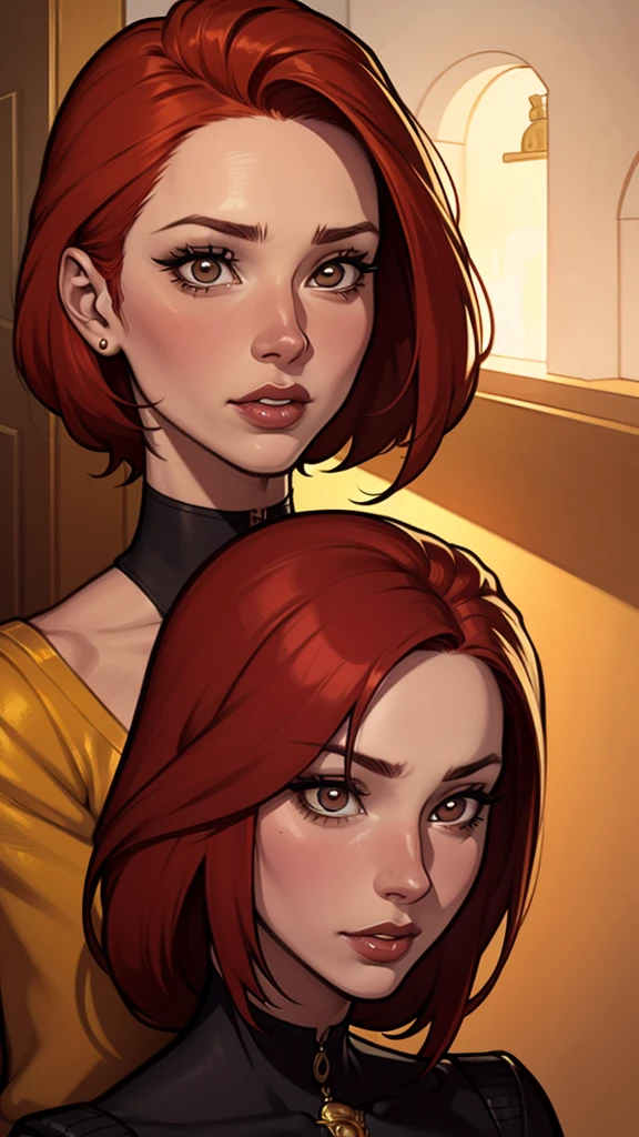 um desenho de uma mulher com umae cabelo preto, estilo de arte de charlie bowater, arte do personagem charlie bowater, desenhado no estilo digite germe, Estilo Charlie Bowater, digite germe. alto detalhe, digite germe style, retrato de personagem em close, digite germe portrait, style digite germe, Neoartcore e Charlie Bowatera close up of a woman with sardas on her face, sardento pale skin, with sardas, light sardas, light cute sardas, very light sardas, hint of sardas, elegant sardas, sardento, ginger hair with sardas, cute sardas, red hair and sardas, sardas, sardas!!!, soft sardas, sardento face, rosy cheeks with sardas, white sardas