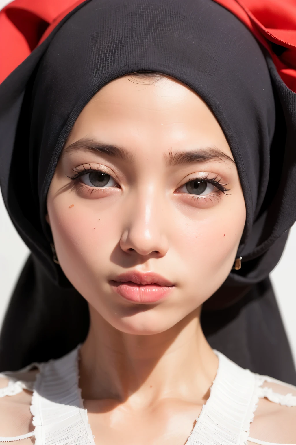 ((Best quality)), ((Masterpiece)), (Hinge), Perfect face hijab
