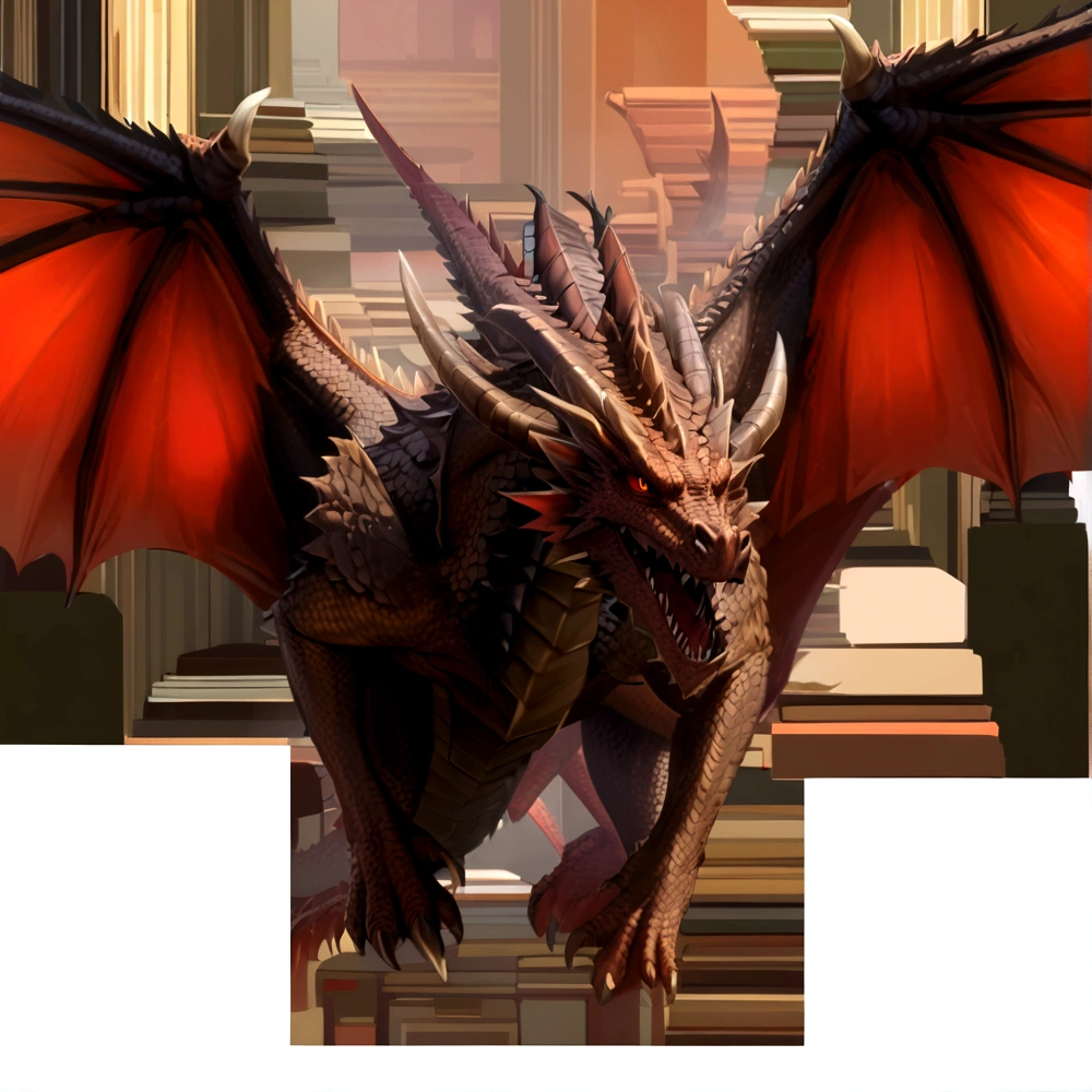 Close-up of a dragon with red wings and a black body, A drug, Dragon flying in the background, Set against the backdrop of a dragon, Dragon in the background, smaug, Dragon-centric, There is a huge dragon in the background, With wings. Extremely detailed, Full body dragon concept, Flying Dragon, Detailed dragon, Dragon Body, I just saw a huge dragon, Scarred Dragon