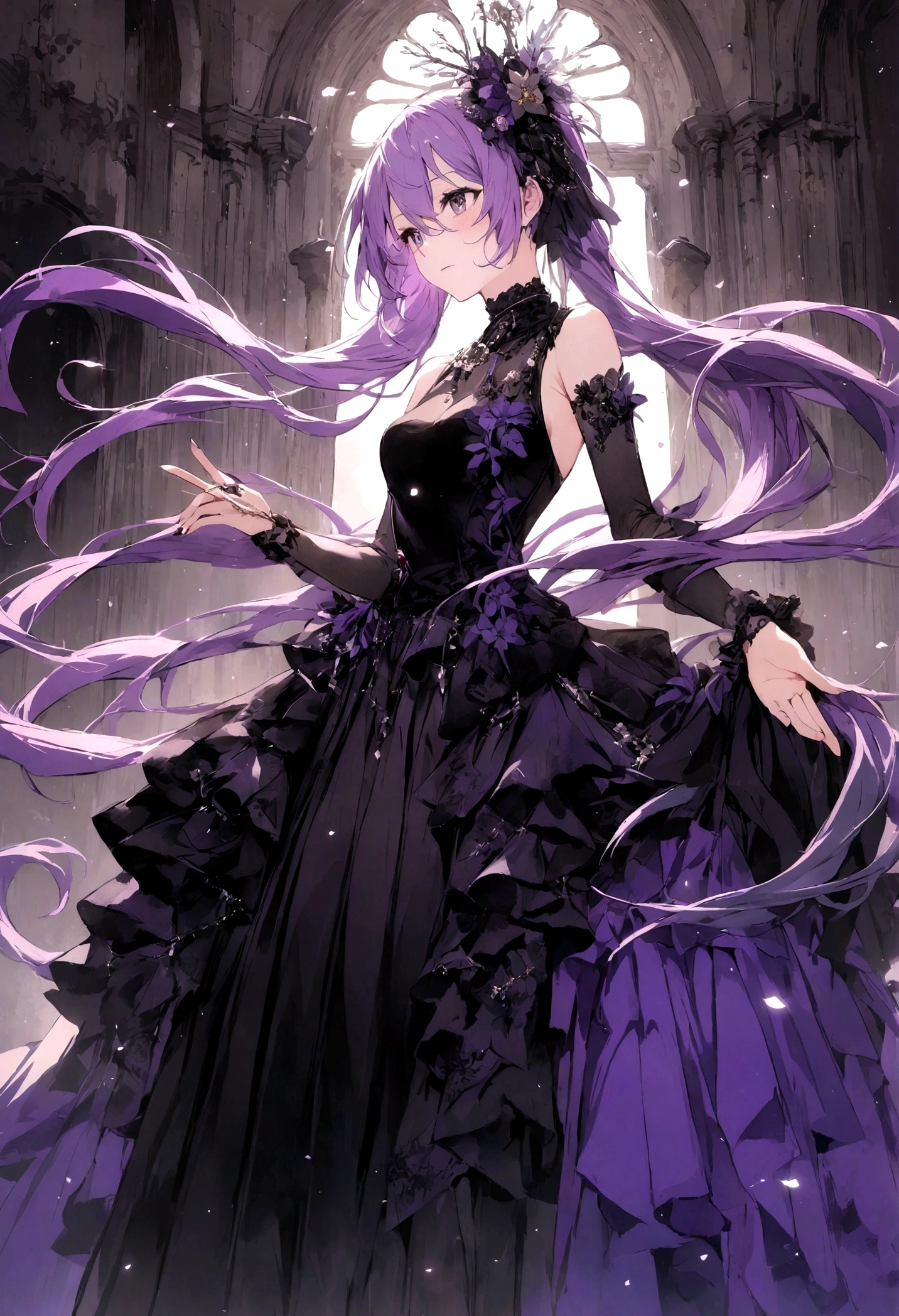 Hatsune Miku,Purple Hair