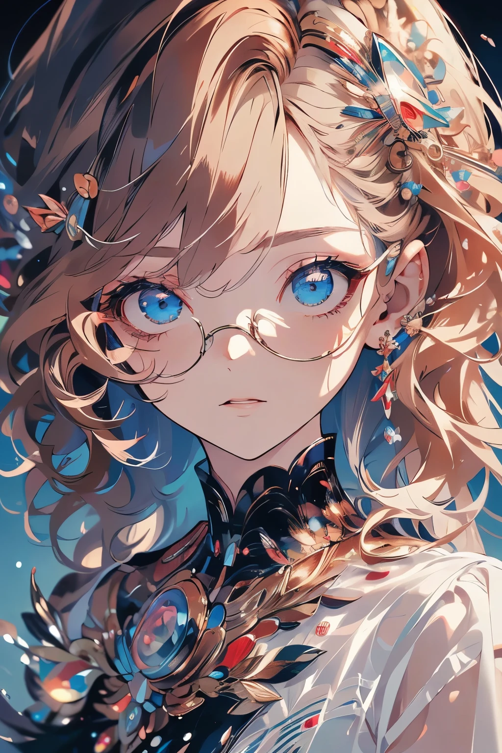 face、Focus on the eyes、Masterpiece, Committed to ultra-high definition and vivid colors, Super detailed, Attention to detail, highest quality, 8K, 16K, Exquisite detail, A style that combines romanticism and realism, High resolution, Perfect Anatomy, 