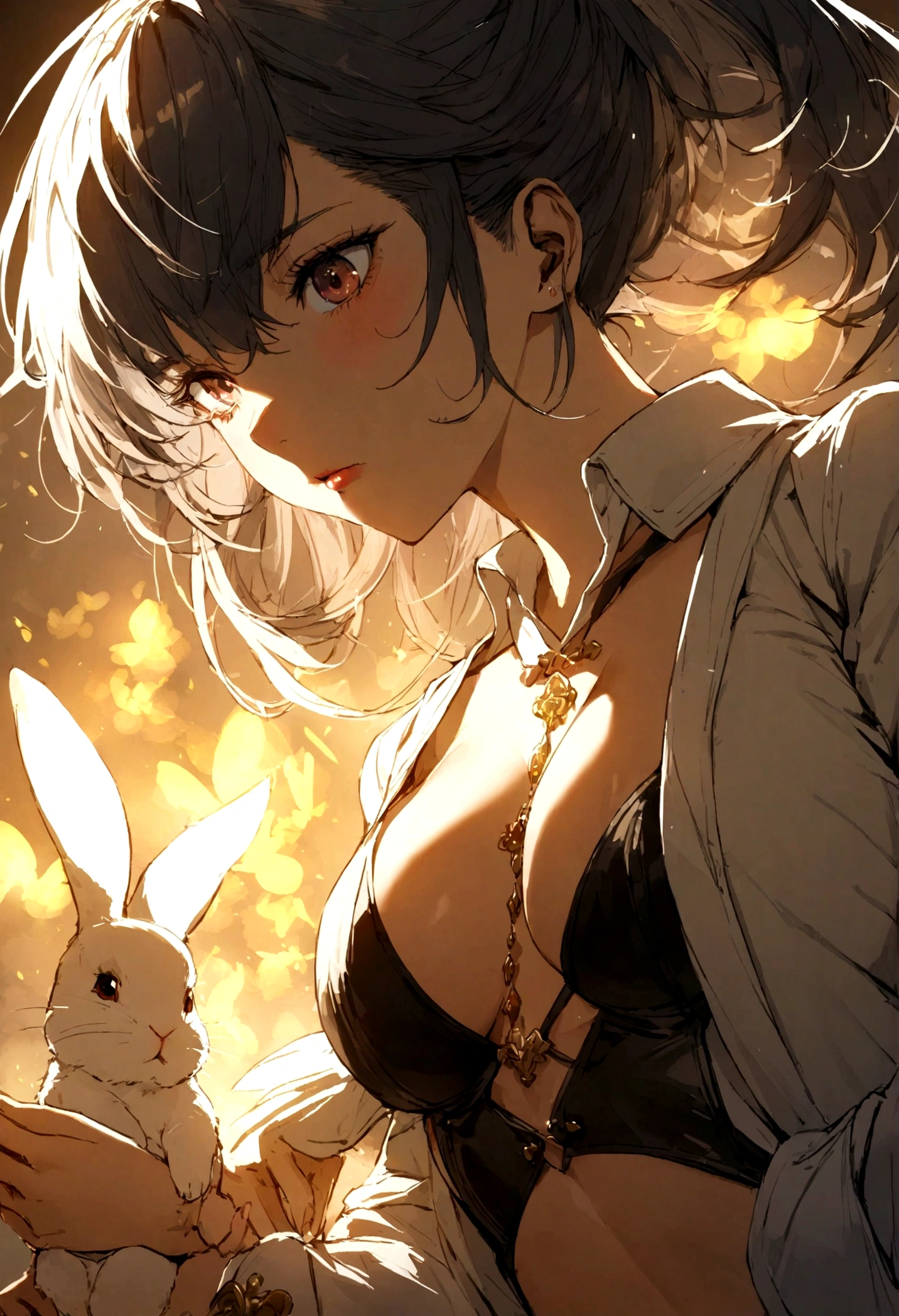 1gril, sexy, rabbit, breats