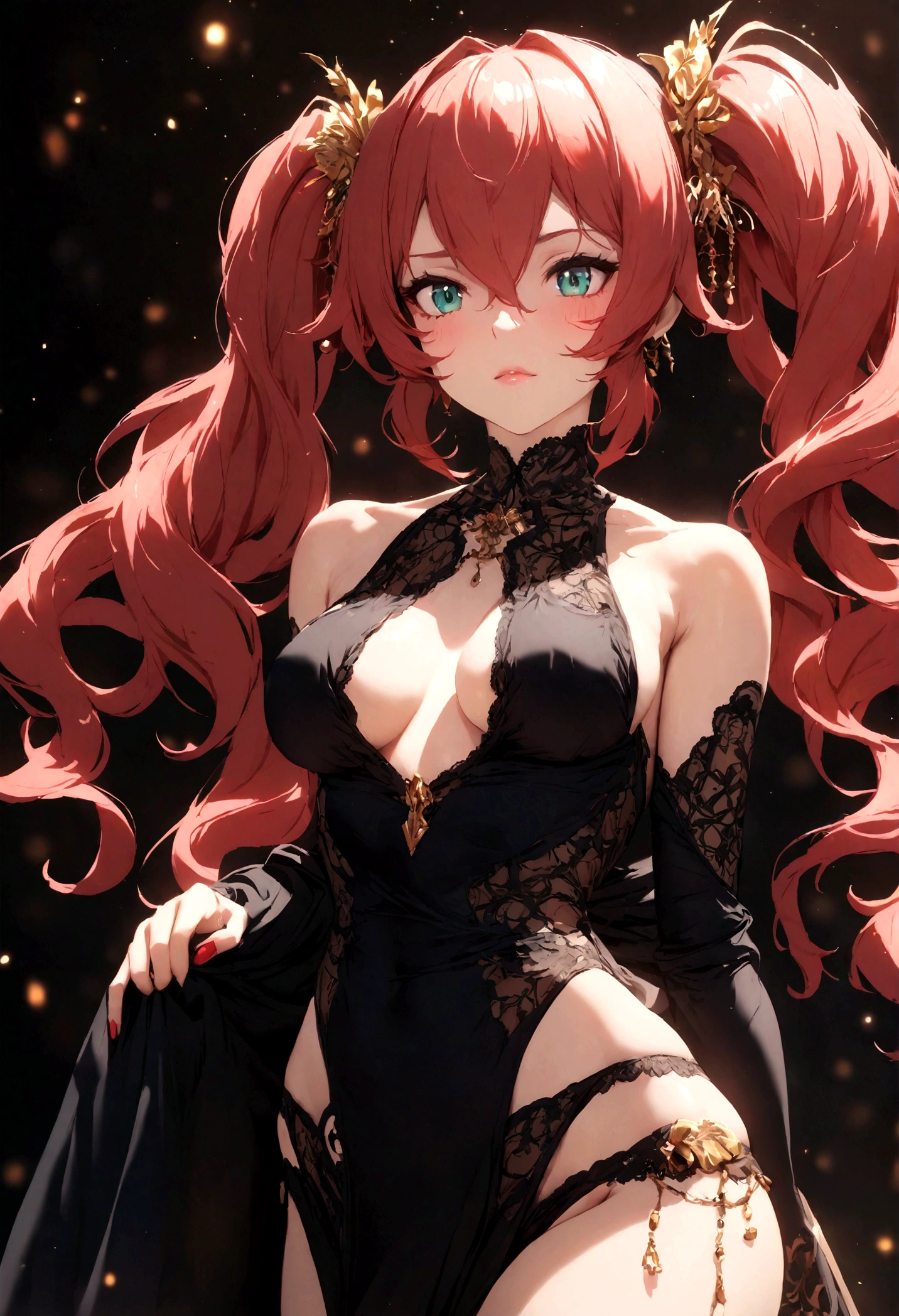 miku, sexy, breast