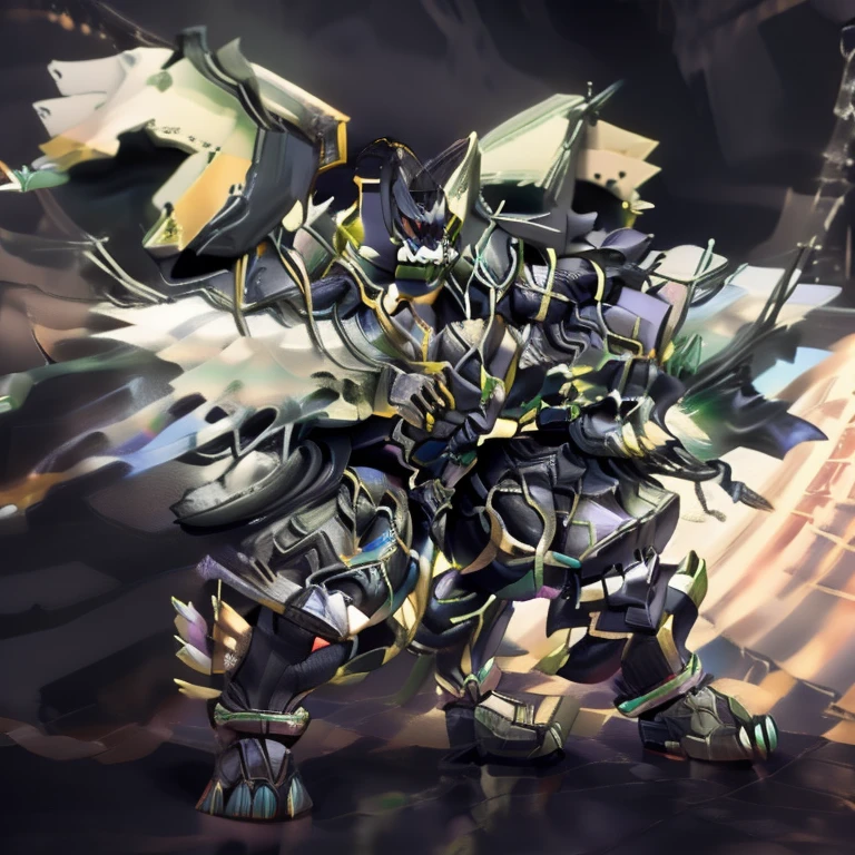 solo, MONOMASA, (gigantic muscles), 8K, Masterpiece, highres, future fiction. Detailed head, Detailed Body, full body, Detailed abs, wearing crNanosuit, big muscle (pecs, triceps, traps) unusually developed muscular body, body full of huge muscles. showing off muscles, pectorales enormes. Exaggeratedly huge muscles. Gigachad Muscular, gigantic muscles, Colossal giant NANOSUIT over a battlefield,
The claws are sharp,
Sharp teeth,
Spread wings, have big wings.
nj5furry, micro city, nj5furry, hyper penis (black color), long legs, symbiote, Spider pattern
