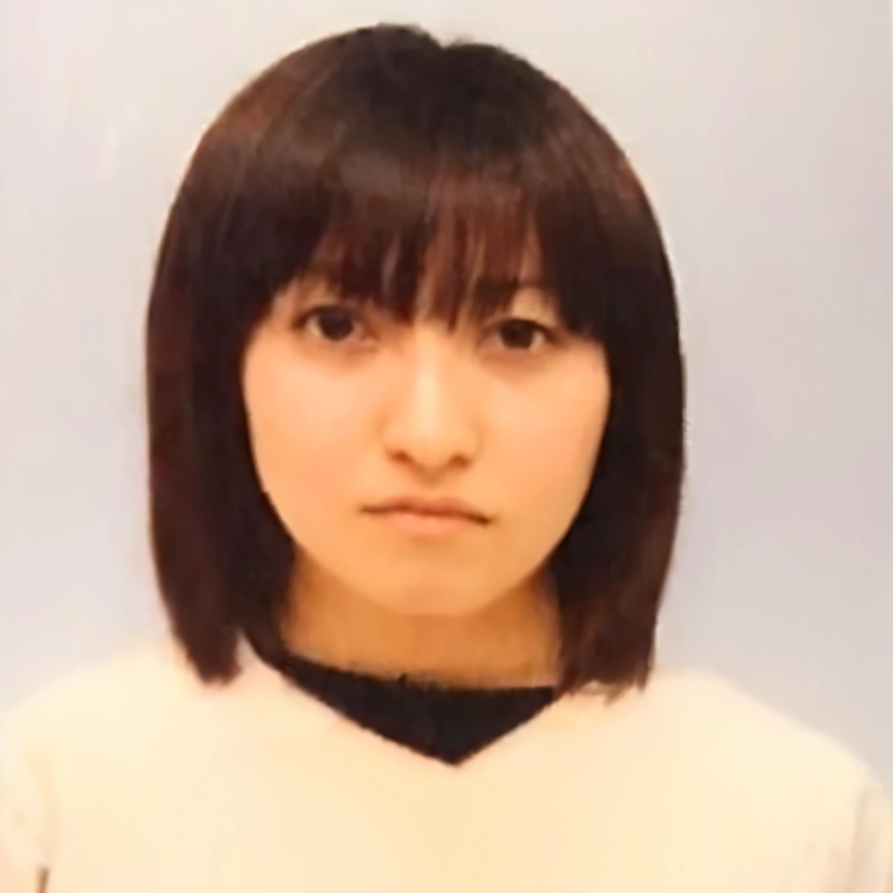 Close-up of a woman with short hair wearing a see-through camisole, Hole in the Motto, Yoshitomo Nara, sui ishida, narumi kakinouchi, Chiho, mao hamaguchi, harumi, Chiho ashima, Aoi Ogata, nizou yamamoto, yuuka kazami