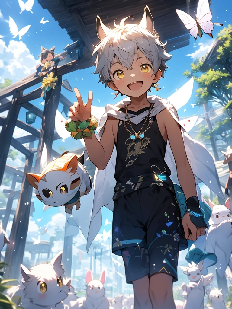 {about six years old:1.5},{{{child}}},{{infant body}},1boy,aircraft,airplane,animal,animal on shoulder,beetle,bird,bird on hand,bird on head,bird on shoulder,black hair,blue butterfly,***,bunny,butterfly,butterfly hair ornament,butterfly net,butterfly on hand,butterfly wings,deer,dragonfly,earrings,fox,glowing butterfly,hagoita,hand net,hanetsuki,hood,jewelry,looking at animal,male focus,mouse,multiple boys,open mouth,origami,paper crane,pig,pinwheel,pokemon \(creature\),silk,smile,snow bunny,sparrow,spider,spider web,squirrel,stuffed animal,stuffed toy,teruterubouzu,torii,tree,tsurumaru kuninaga,vyrn \(granblue fantasy\),white butterfly,white hair,yellow butterfly,yellow eyes,