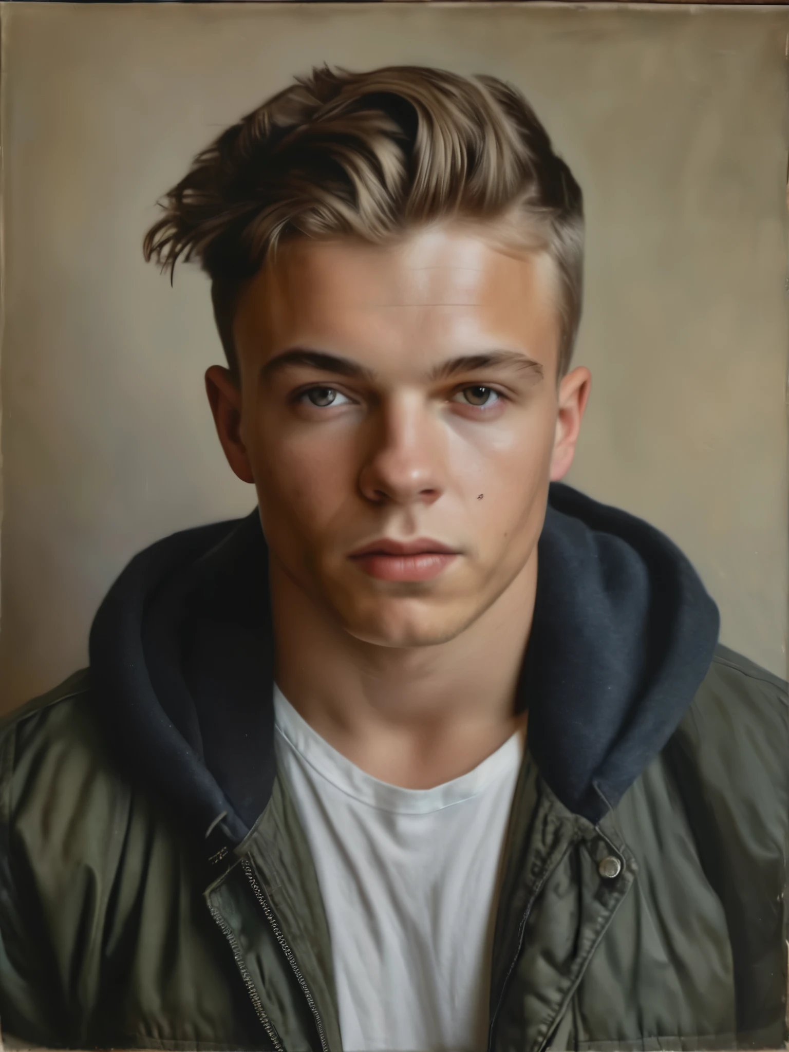 young man, portrait, portrait, realistic