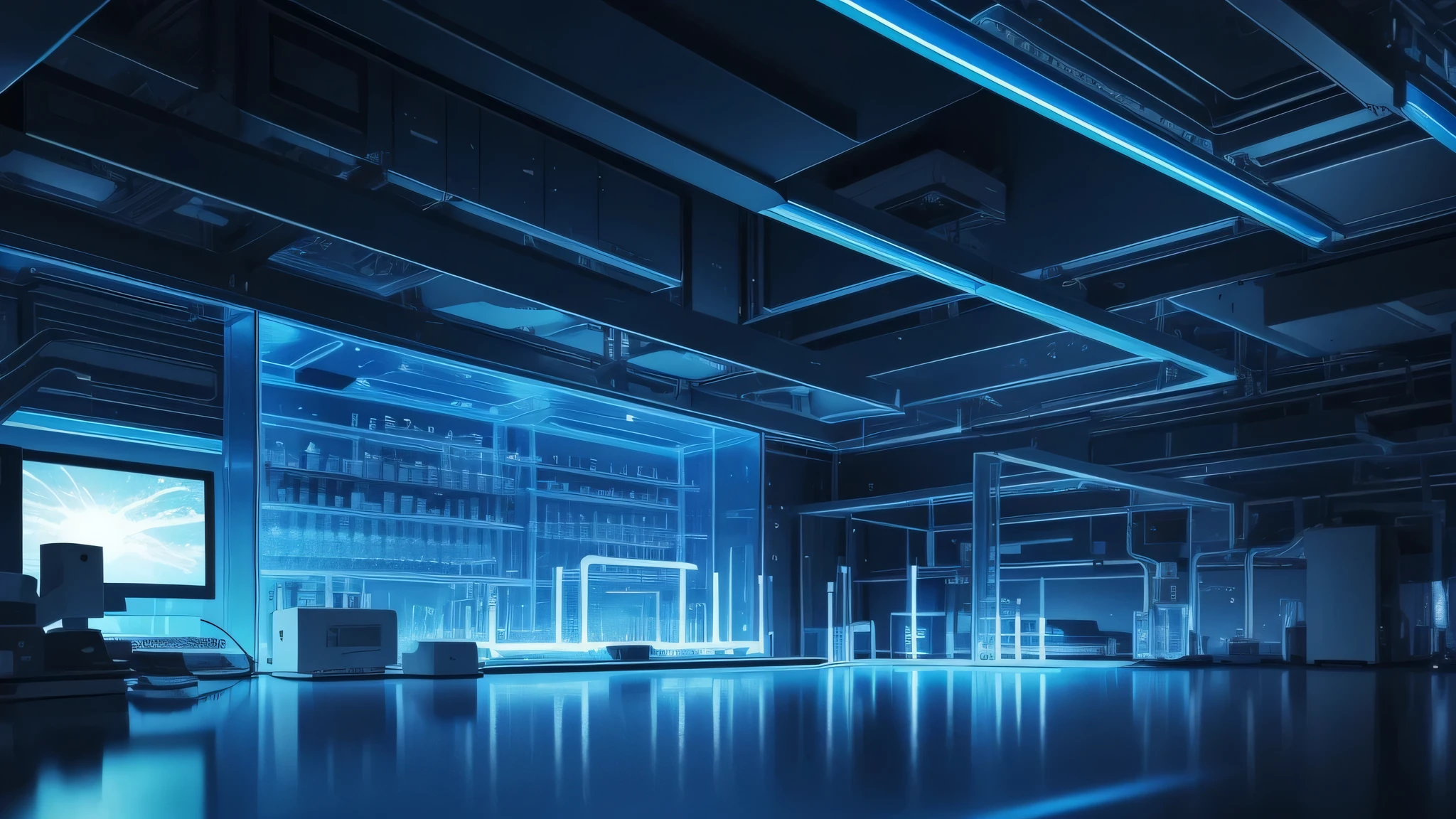 Blue tint，Luminescence，Science and technology scene，nobody，science and technology