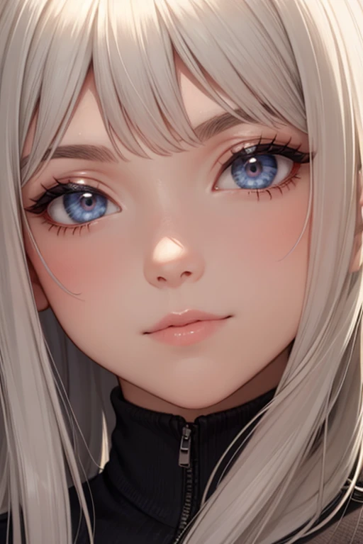 Face close-up