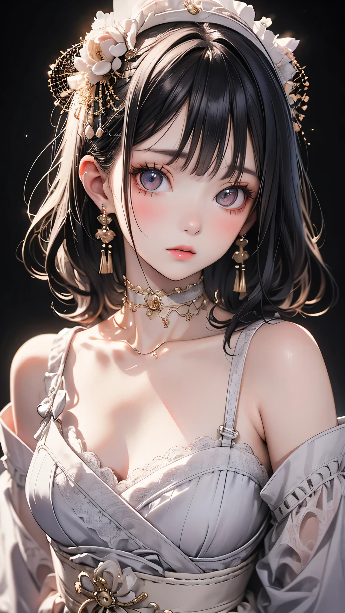 Beautifully saturated photos by Emily Soto, Cute Japanese Idols (Fan Sezan Paod), clavicle, (mature:1.3), highest quality, humid, Fascinating,