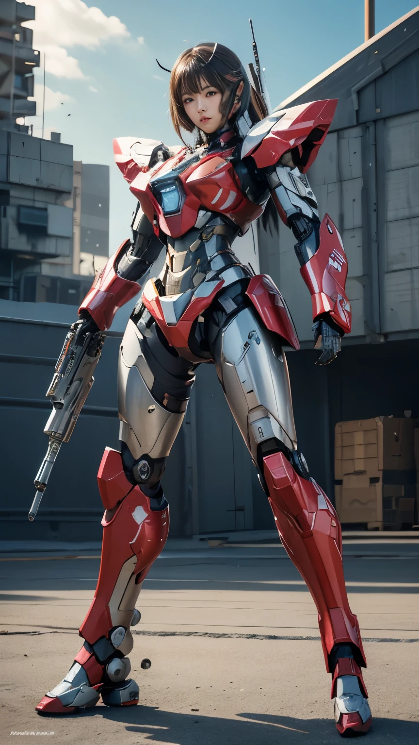 Very detailed, Advanced Details, high quality, High resolution, 1080p, hard disk, beautiful,(War Machine),Armor War,(Rocket Missile)See the big picture,beautiful,Mecha Cyborg Girl,Battle Mode,Mecha Body Girl,She is wearing a futuristic War Machine weapon mecha