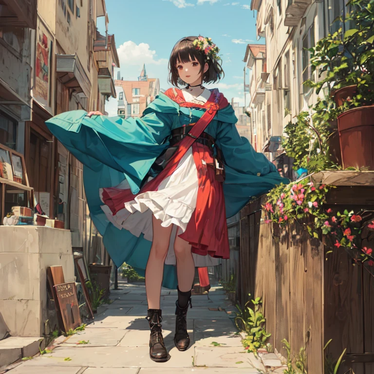 girl,masterpiece, highest quality, official art, flat color
