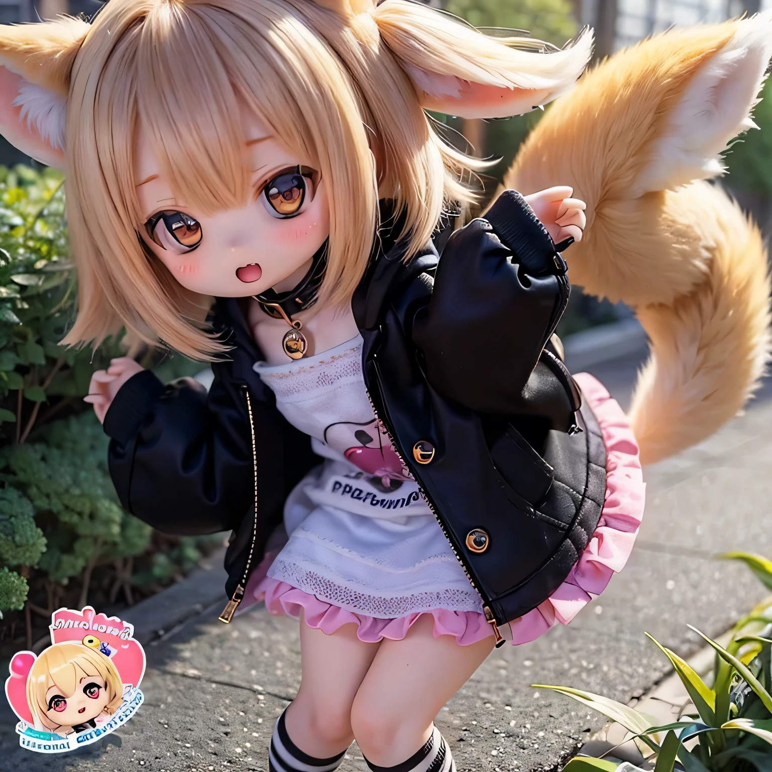 shiba inu girls chibi run
