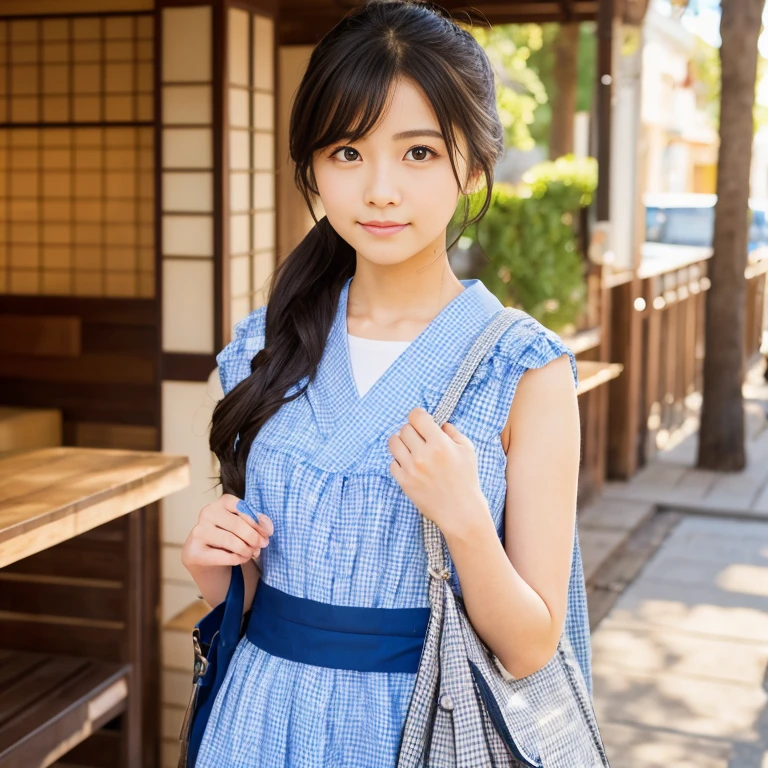 a Japanese pretty girl, 14 yo, jirai 