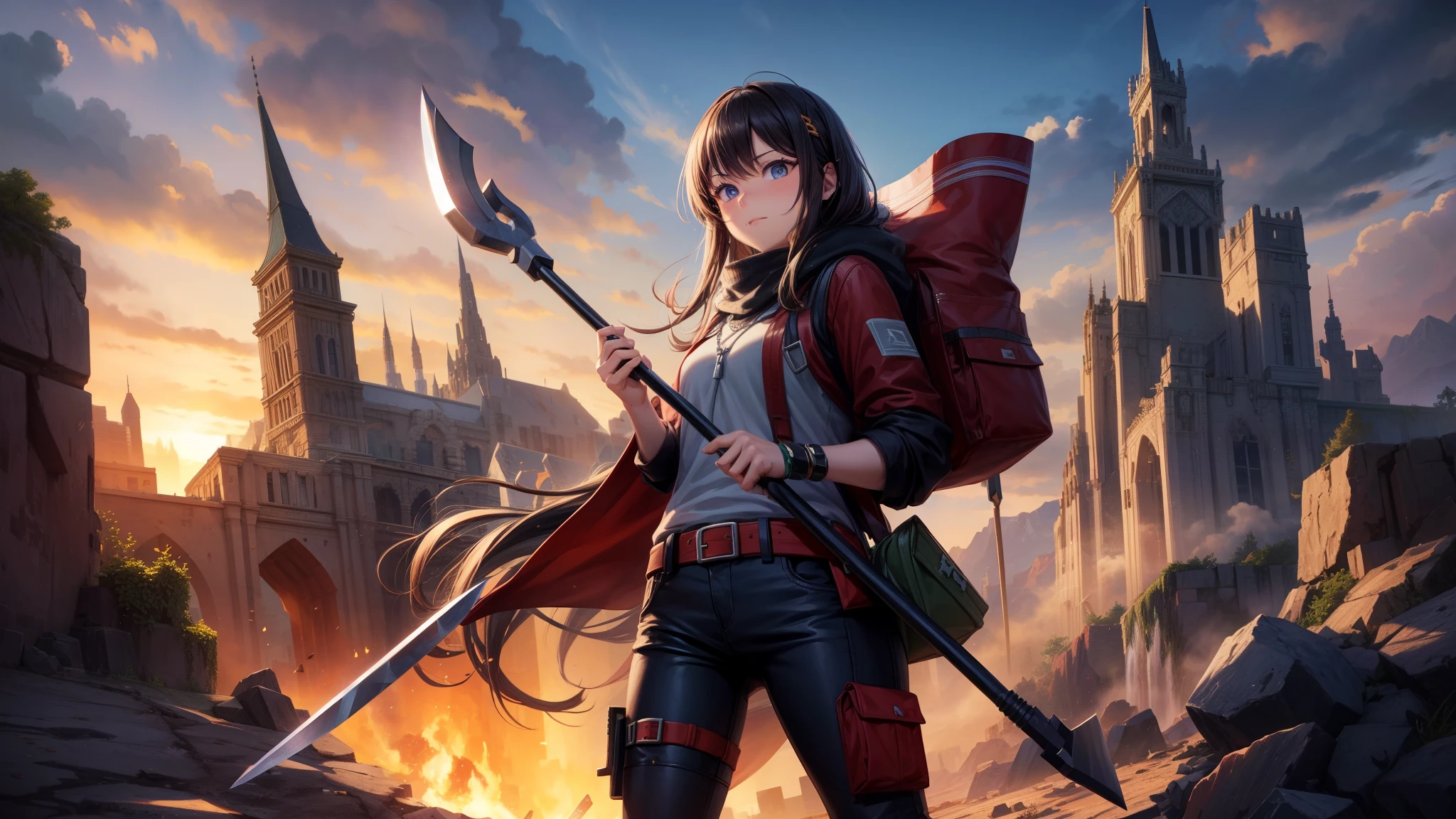 Steve、Mining in the Minecraft world、pickaxe。masterpiece、Amazing artwork、Unique images aidma-niji、niji 