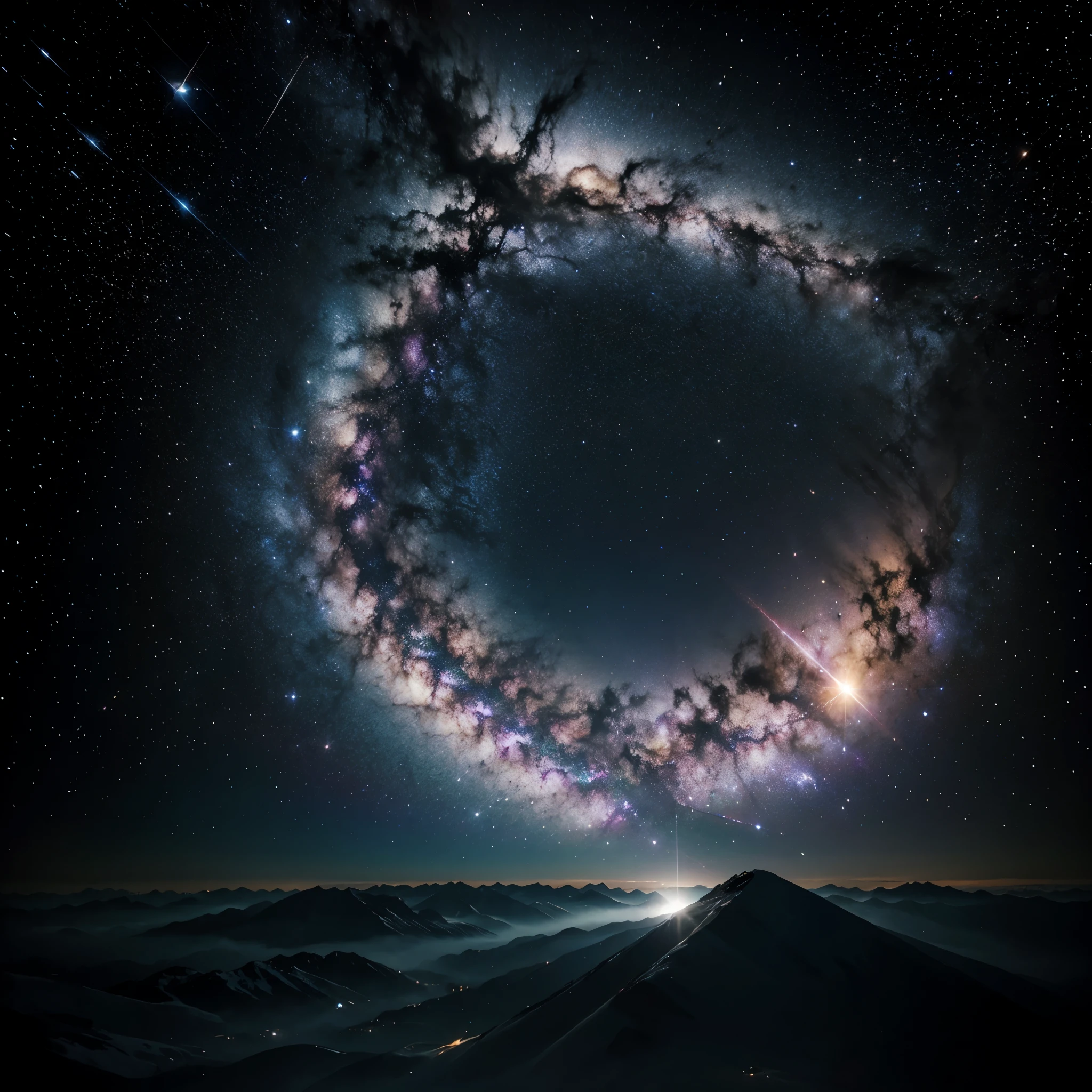 Galaxy in God's hands