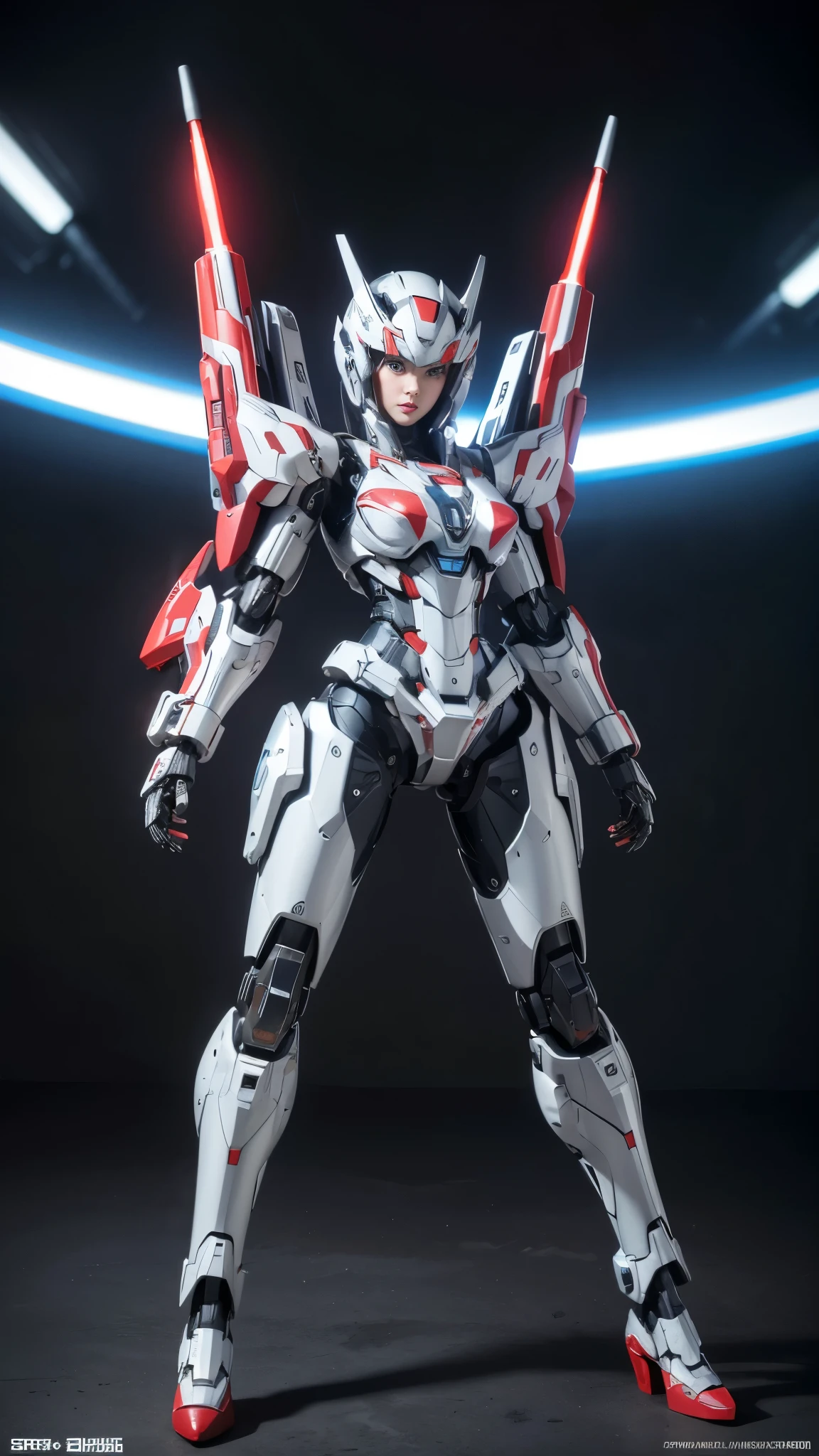 Super detailed, advanced details, high quality, High resolution, 1080p, hard disk, beautiful,(war machine),Armor War,(Rocket Missile)Capture the big picture,beautiful,Mecha cyborg girl,battle mode,Mecha body girl,She is wearing a futuristic war machine weapon mecha,A powerful cyborg woman, sleek and futuristic, with advanced mechanical augmentations that enhance her strength and capabilities.