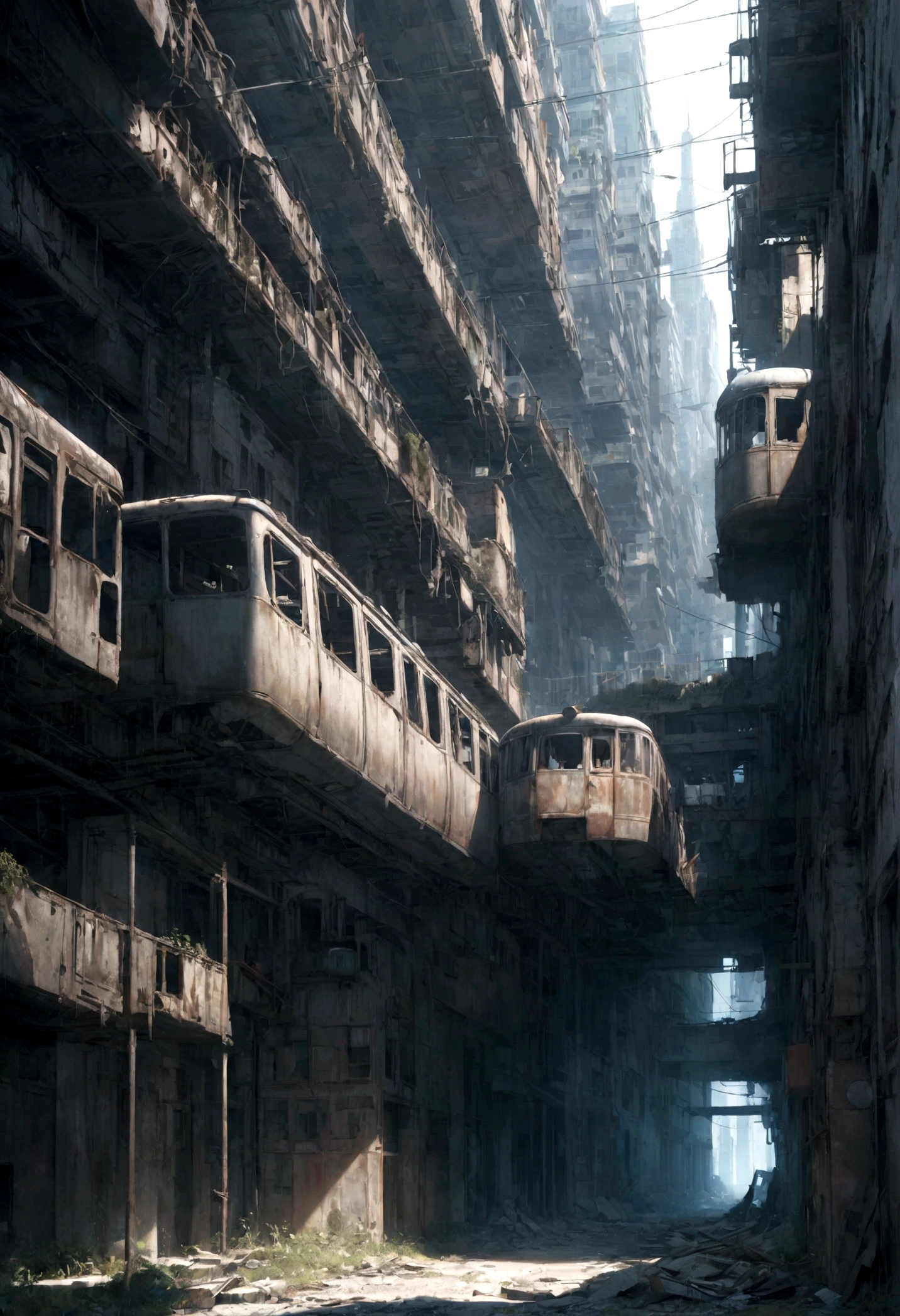 Abandoned metropolis