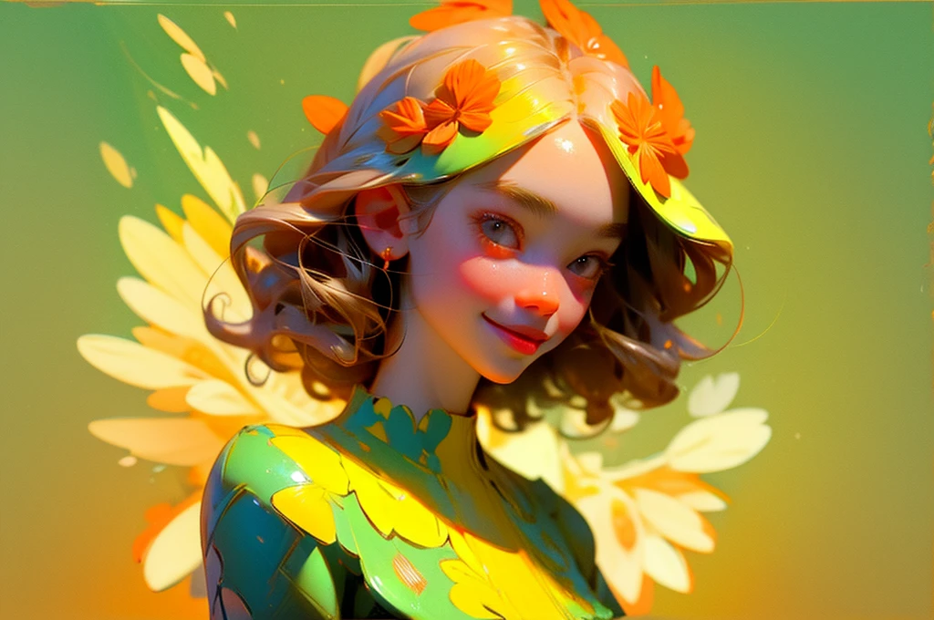 flower, flower, sunflower, one piece, flower畑, front view, 8K, highest quality, cheerful, Cute face, An innocent smile, (Wide margins:1.2), (1girl:1.5), (masterpiece:1.1)																