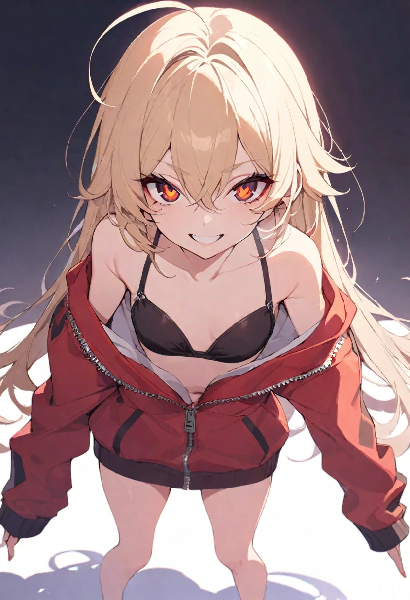 (nsfw:0.7),(RED Ribbon on HAIRband:1.2),(8k back ground), ((deep shadow)), (ultra fine illustration), (best quality), (insanely detailed eyes mouth lip hair arms legs clothes back ground), (1girl, girly makeup, surprise, shocked, blond, blunt bangs,long curly hair, Medium breasts and thighs), (wearing red patent leather body suit), cameltoe, ((madeon, from below, seiling)), ((crotch close-up)), (steam), (((straddling a pov body))),(pointy_groin)