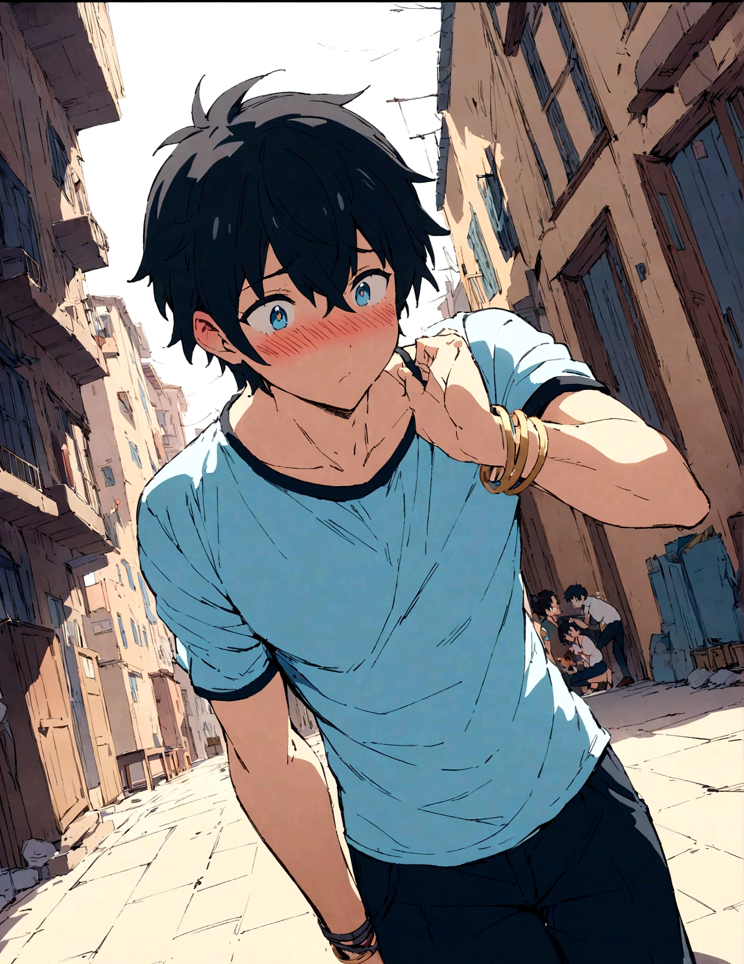 boys,,,,,,boys,,,,,,male protagonist,,,,Bright Eyes,blush,,Black Hair,When she first moved into the dormitory, she had a refreshing and bright personality.,,,,Men's Focus,,,,A rich expression,,Happiness created by brainwashing,,bracelet,When I first moved into the dorm I was pure and innocent.,,,,Cute casual clothes,,洗脳で後輩男子に犯され中のmale protagonist,,,,,,,,Brainwashing and forcibly transforming into a potential homosexual who loves boys,,,,,Athletic Department Boys' Dormitory,,,,,Junior and senior high school/university,,,He was a cool guy,,,creation,high resolution,4k,8k,quasi-masterpiece,highest quality,Anime Style,,Makoto Shinkai Style,,Cel animation art,,,Slightly erotic,,Mass production of girls,