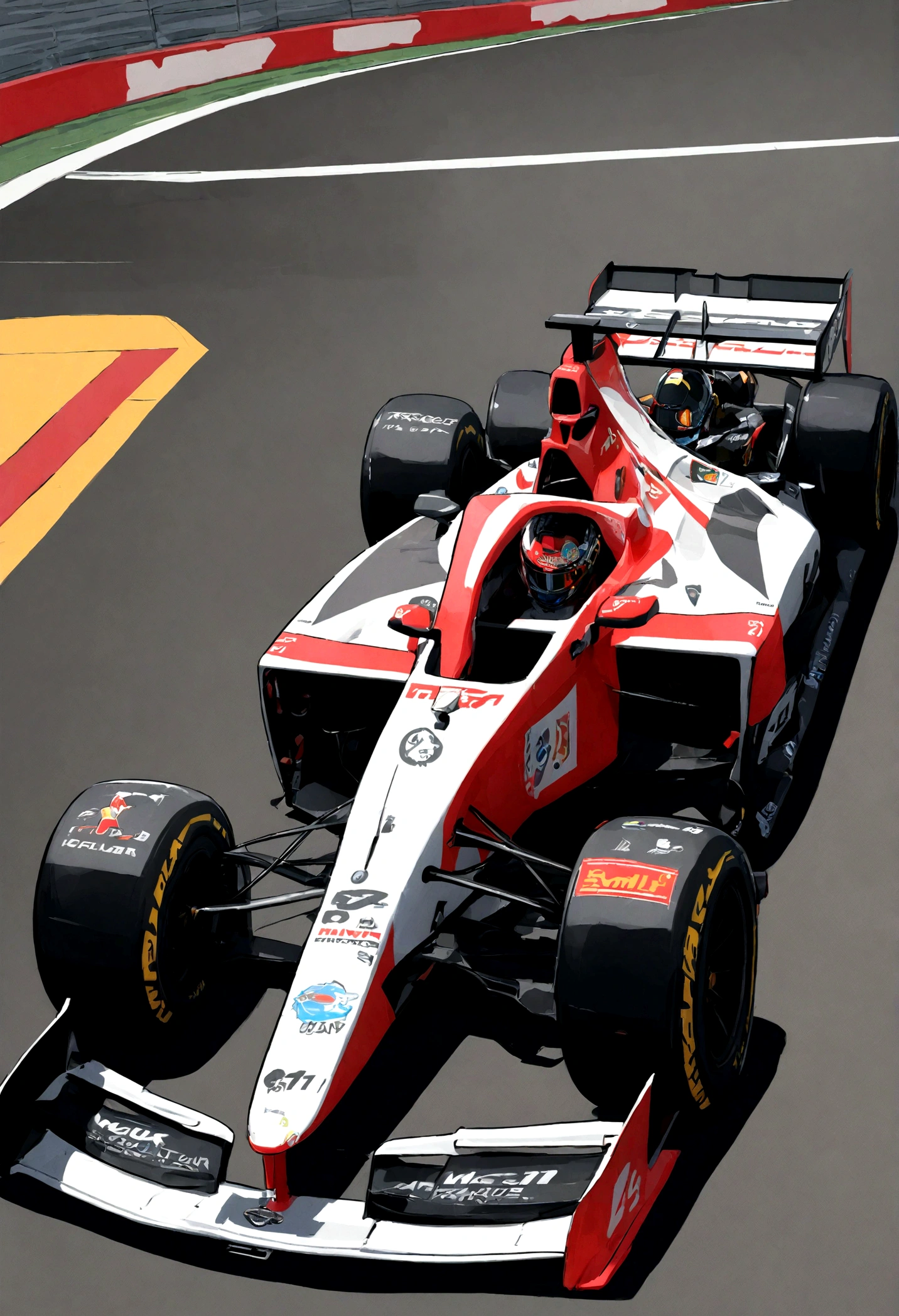 ((Sticker design)),formular1,race car,