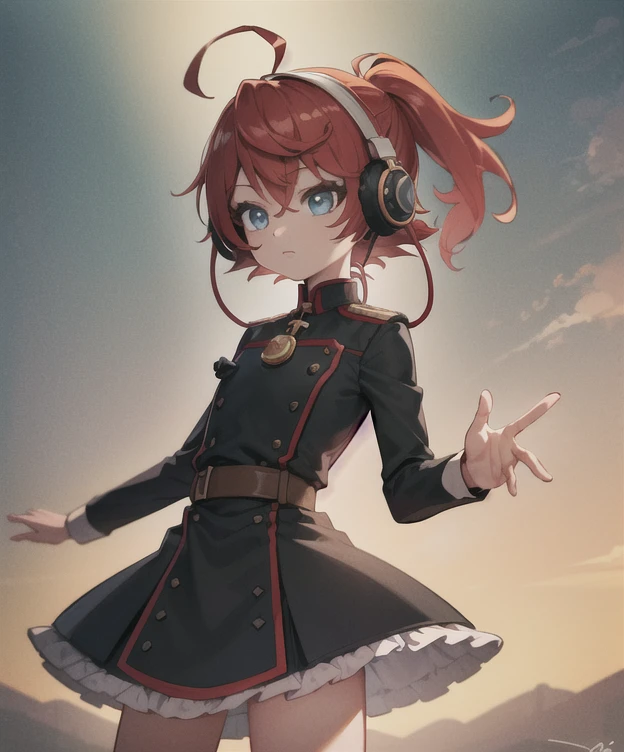 1girl, red hair, headphones, skirt, dress, soda,
(detailed ladscape:1.2), (dynamic_angle:1.2), (dynamic_pose:1.2),
(masterpiece:1.2), (best quality, highest quality), (ultra detailed), (8k, 4k, intricate), (cowboy shot:1), (highly detailed:1.2),(detailed face:1),(gradients),(ambient light:1.3),(cinematic composition:1.2),(perfect_anatomy:1.2),