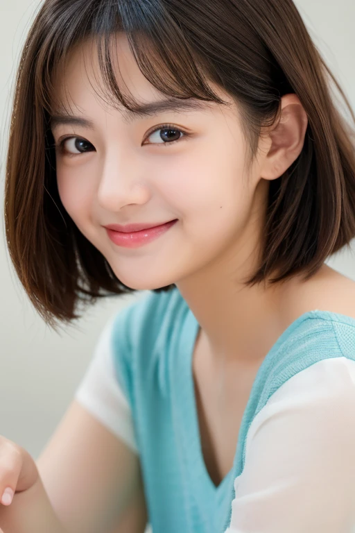 (8k、RAW Photos、highest quality、masterpiece:1.2)、(Realistic、Realistic:1.37)、Very detailed、超A high resolution、1 girl、View your viewers、Beautifully detailed face、Laughter、narrow、(Slim waist) :1.3)、Beautiful and detailed skin、Skin Texture、Floating Hair、Professional Lighting、Human whole body、Shortcuts、Bob Hair、E Cup、smile、20-year-old、Red ribbon、Baby Face、子供っぽいsmile、Sappin''''、Moisturizing lips、Pale pink lips、Braided Hairstyles、Umbilical cord prolapse、D cup breasts、Cleavage、hot spring、naked、Browsing Caution、(M-shaped legs)