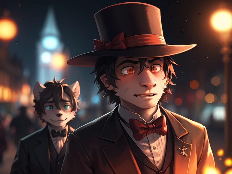 Hallucination, daydream , Bokeh , Gentleman Dr. Jekyll and ugly Mr. Hyde , 19th London , A shocking ending
