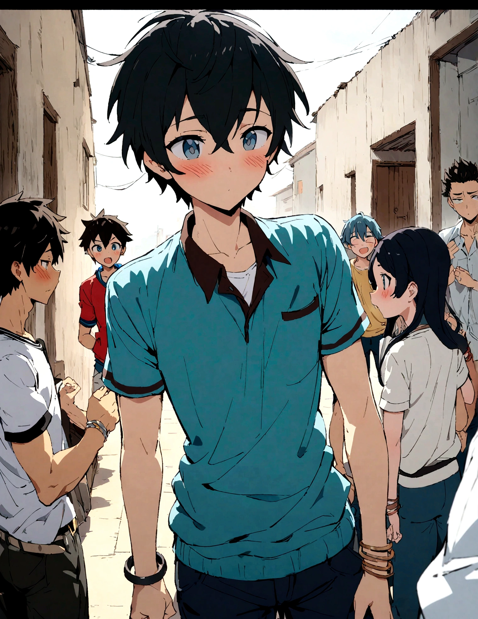 boys,,,,,,boys,,,,,,male protagonist,,,,Bright Eyes,blush,,Black Hair,When she first moved into the dorm, she had a refreshing, cheerful personality and was pure and innocent.,,,,,Men's Focus,,,,A rich expression,,Happiness created by brainwashing,,bracelet,Casual clothes,,洗脳済みホモ男子に犯されるのmale protagonistは,,,,,,,Brainwashing forces potential homosexuals to mutate,,,,,Athletic Department Boys' Dormitory,,,,,Junior and senior high school/university,,,All dormitory students,He was a cool guy,,,creation,high resolution,4k,8k,quasi-masterpiece,highest quality,Anime Style,,Makoto Shinkai Style,,Cel animation art,,,Erotic Lucky Flag,,,