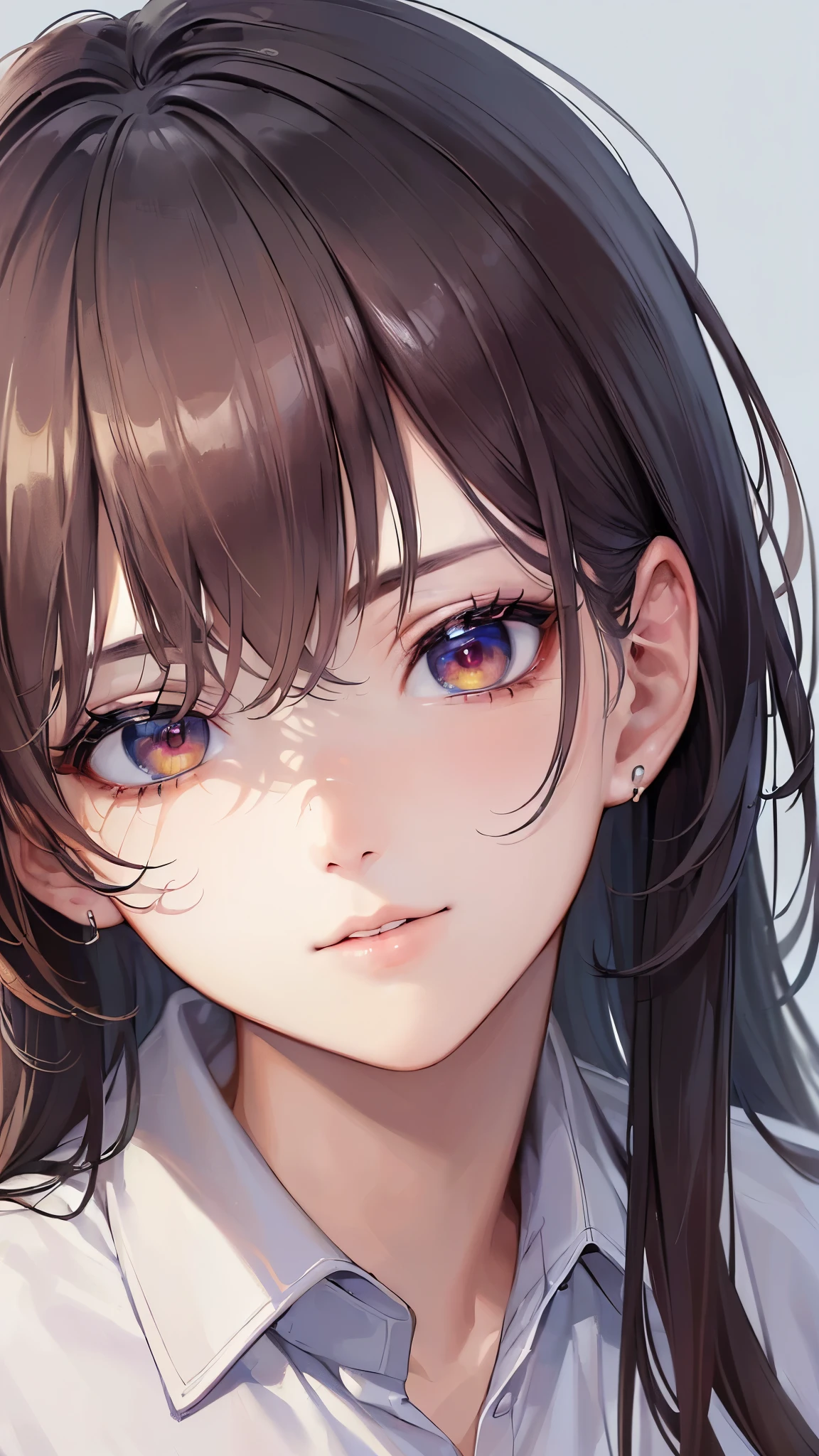 (((masterpiece))), (((High resolution))), (((8K quality))), (((perfect face))), (((Korean model))), ((buisness shirt)), (((high resolution face))), (((top quality eyes))), (((detailed face))), (((detailed texture))), look at the camera