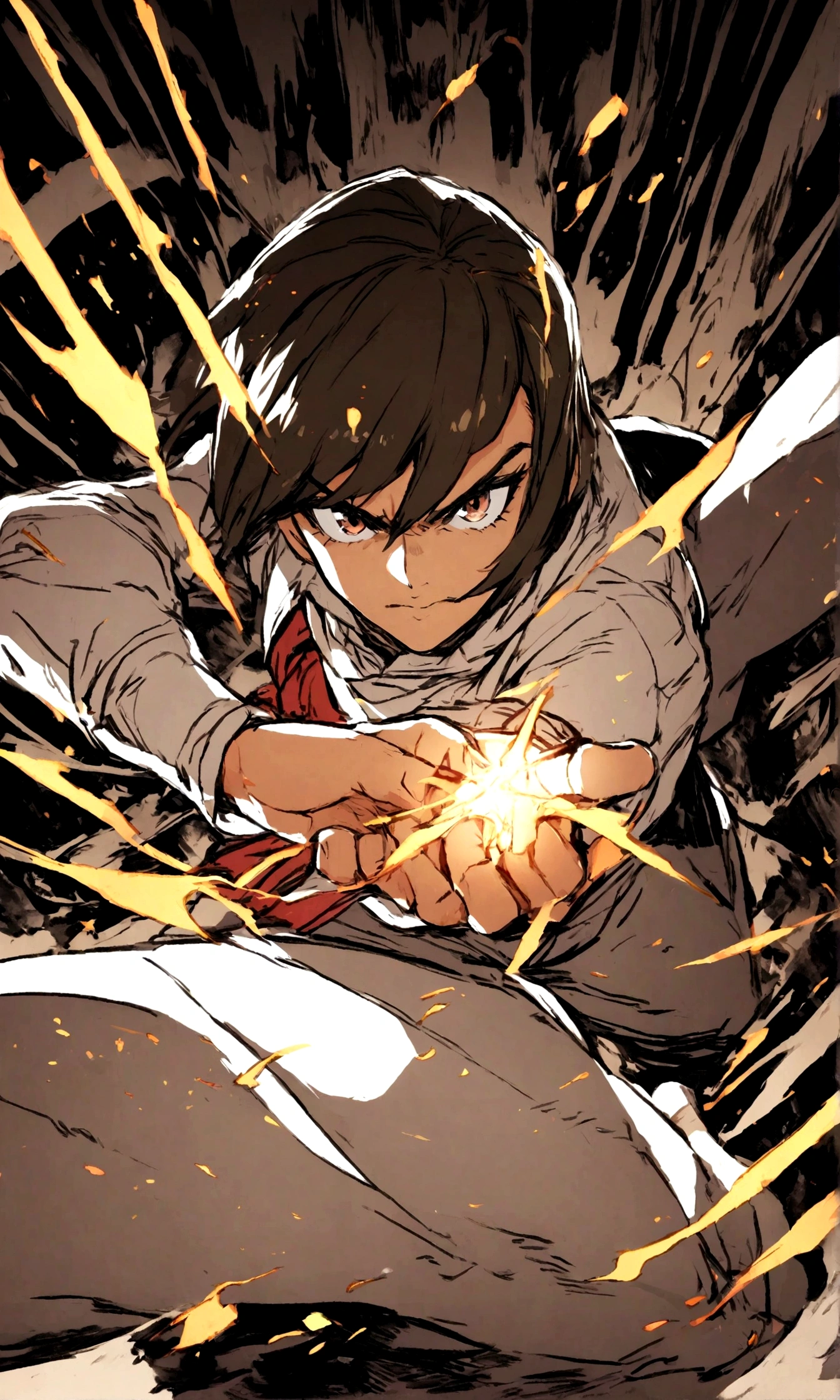 Hero,Fighting Stance