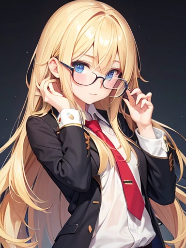 Blonde,Long Hair,girl,Holding up his glasses with his left hand,that'that'It's too bright so I close my left eye,Sandy Beach,Shorts,Roll up your shirt sleeves