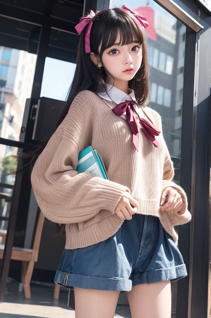 Beauty Confused eyes Menhera ribbon lure Change of clothes whole body