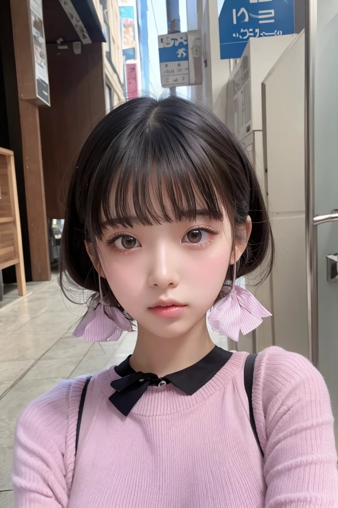 Beauty Confused eyes Menhera ribbon lure Show me the vagina whole body See-through