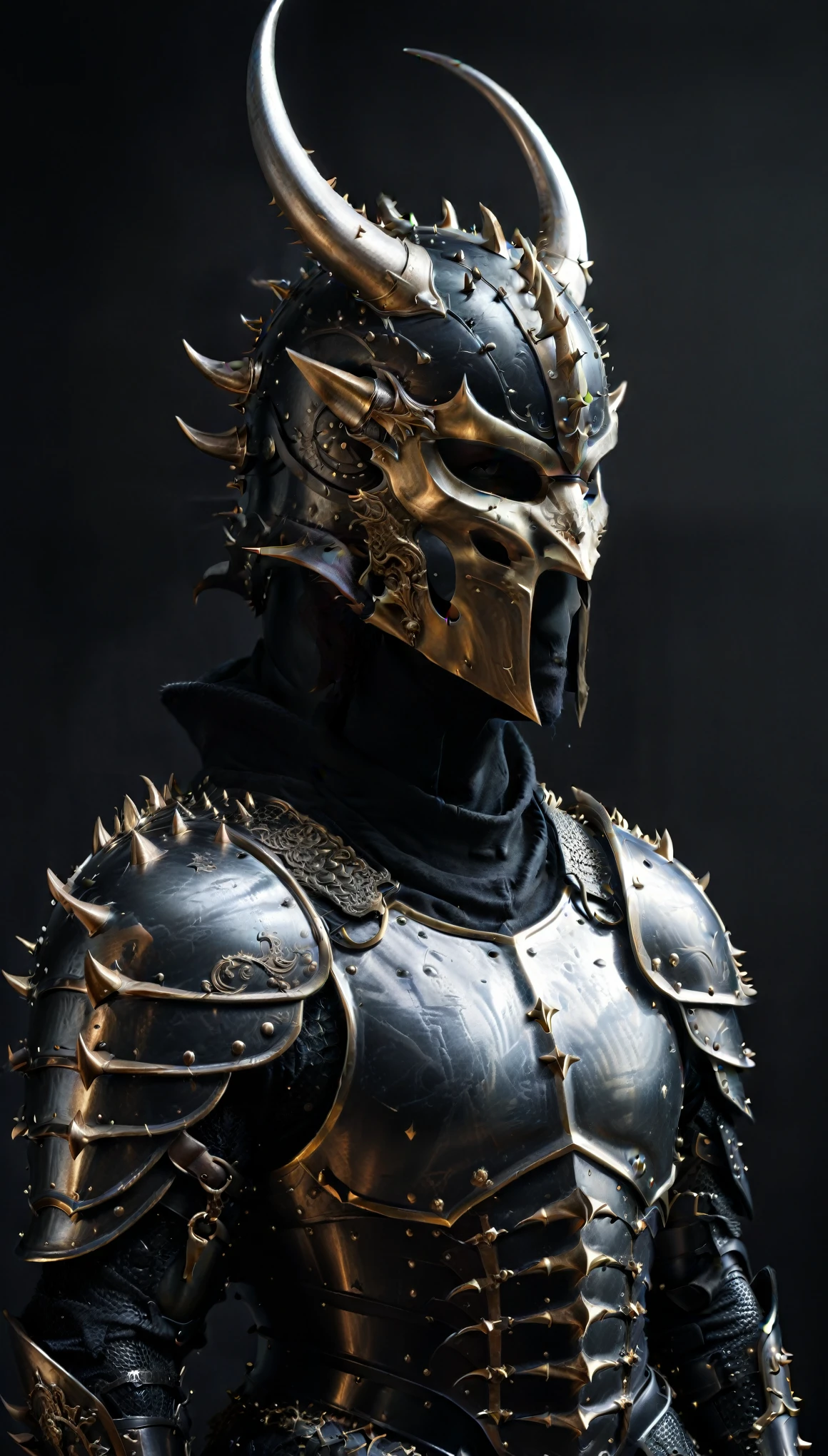 (in style of John Bauer:0.8),(in style of by Liu Ye:0.9),
1 male knight,(black_armor:1.6),romantic flower background,(fantasy style armor:1.3),(sienna and (black:1.5) pane cloak:1.6),
BREAK
beautifully ornate sleek horned helmet,(special shoulder armor with (claw:1.5):1.2),(dregon spiked armor:1.5),
BREAK
(insanely detailed and intricate, hypermaximalist, elegant, ornate, hyper realistic, super detailed:1.1),(dynamic pose:1.3),
(absolutely dark:1.9),(drop_shadow:1.8),(detailed shadows:2.2),made of very bold lines,emphasis lines,perfect lines,infinity lines,utopian style,fantasy style,(lowkey light:1.7),