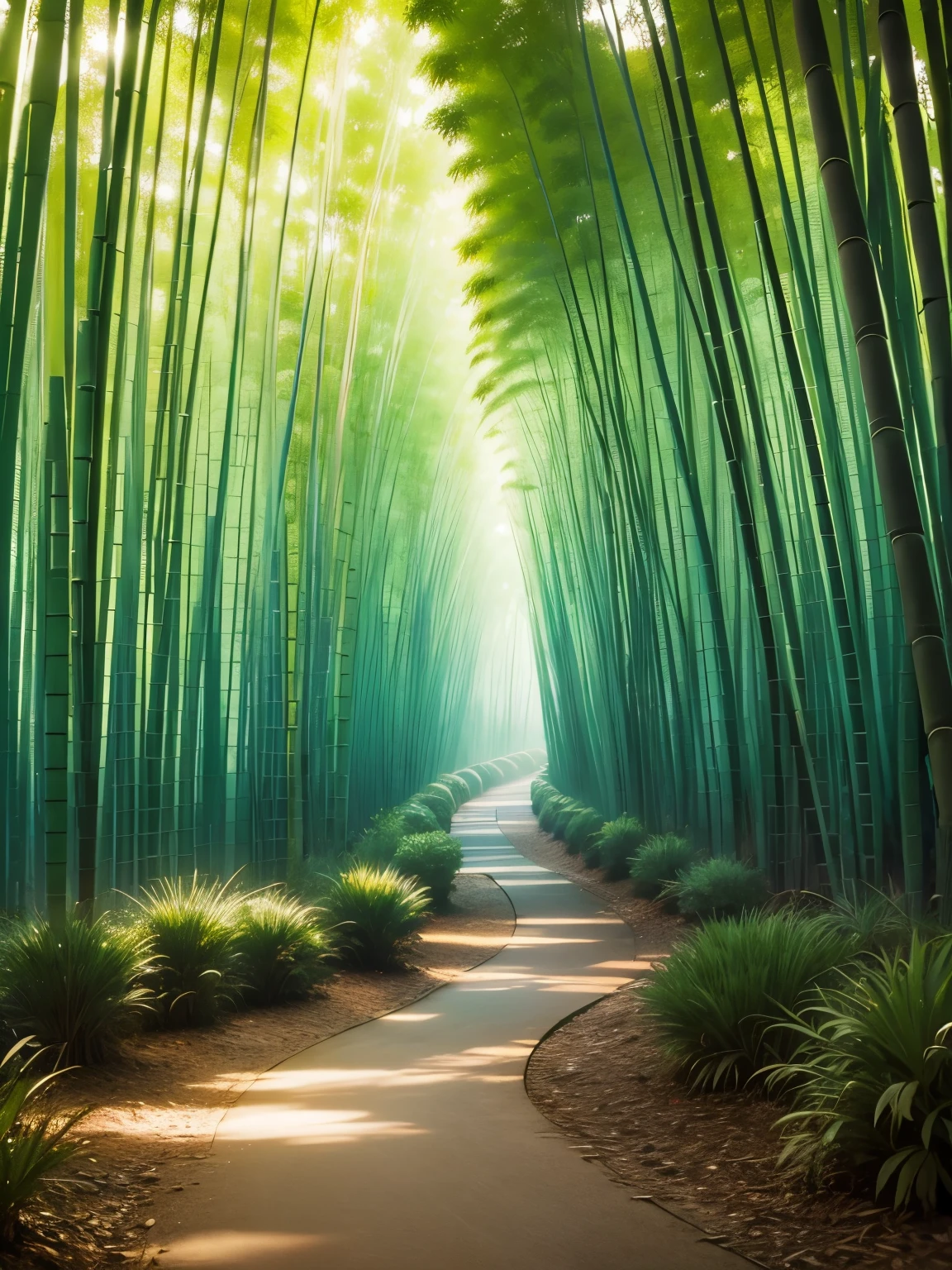 bamboo forest, ultra detailed, high quality, 8k resolution