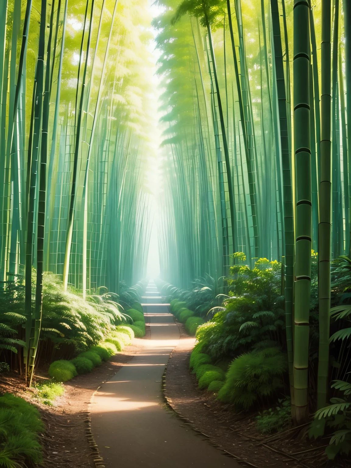 bamboo forest, ultra detailed, high quality, 8k resolution